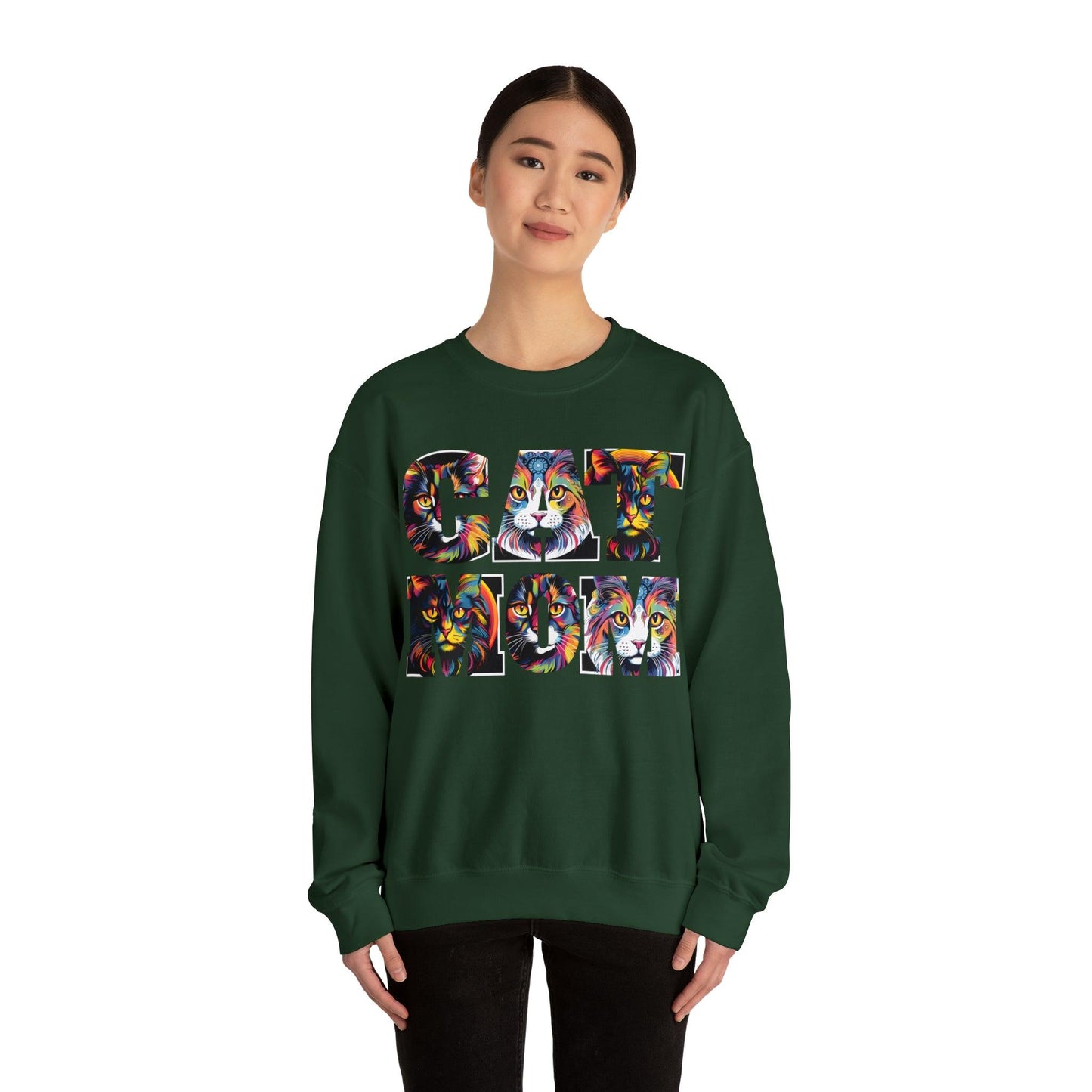 Vintage Cat Sweatshirt Cat Mom Sweatshirt Cat Crewneck Sweatshirt Cat Mom Gift Cat Lover Gift Animal Lover Cat Mama Shirt Cat Lover Sweater