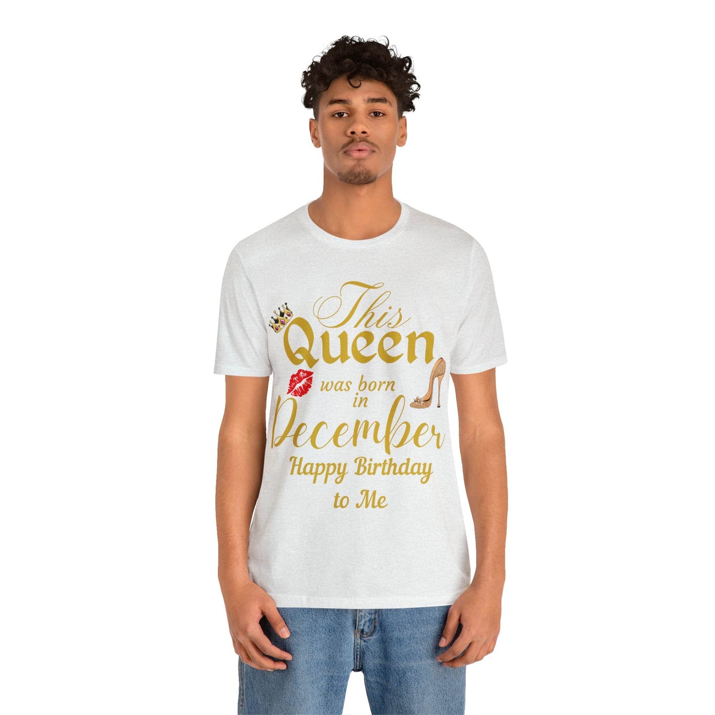 Birthday Queen Shirt, Gift for Birthday, This Queen was born in December Shirt, Funny Queen Shirt, Funny Birthday Shirt, Birthday Gift - Giftsmojo