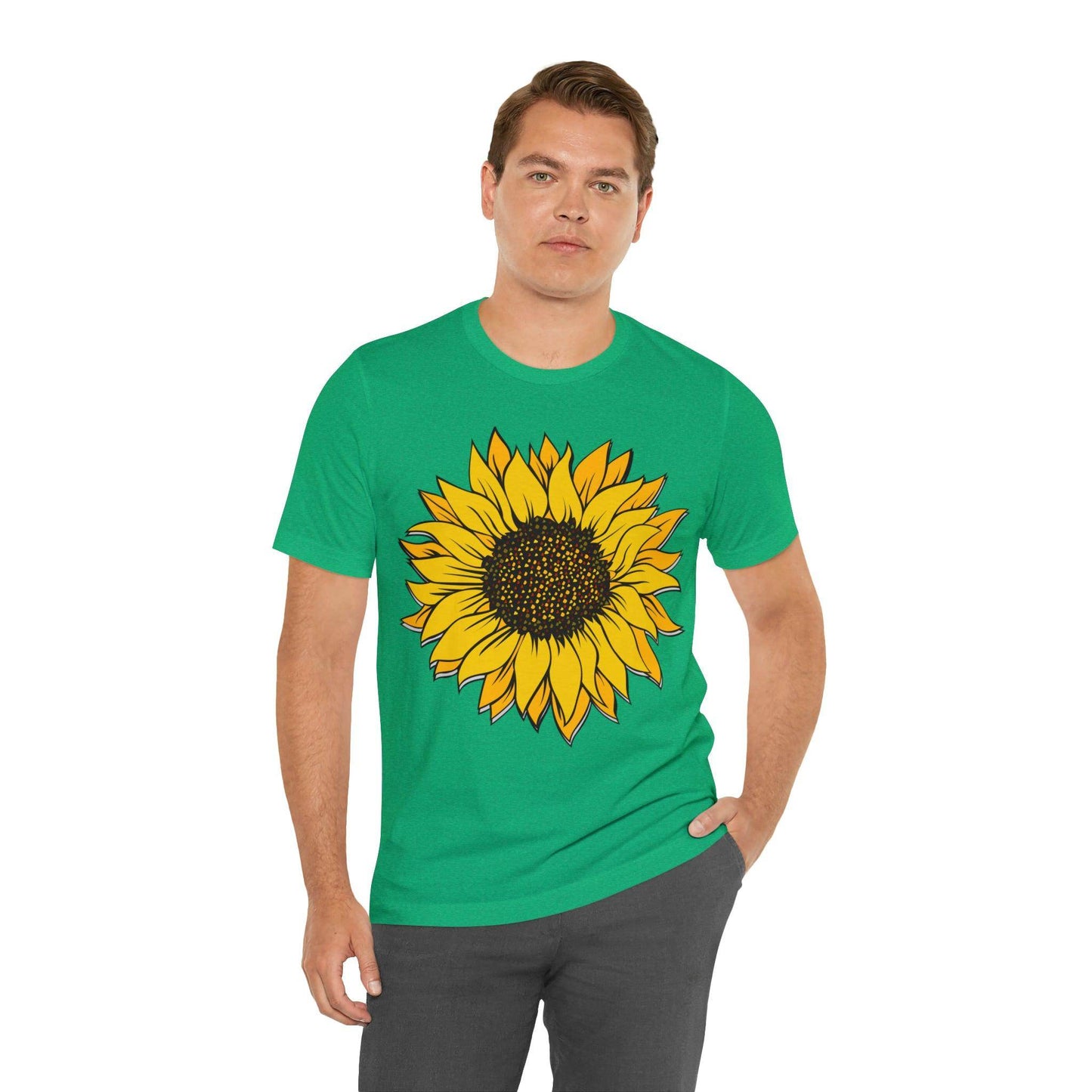 Sunflower Shirt, Floral Tee Shirt, Flower Shirt, Garden Shirt, Womens Fall Summer Shirt Sunshine Tee, Gift for Gardener, Nature lover shirt - Giftsmojo