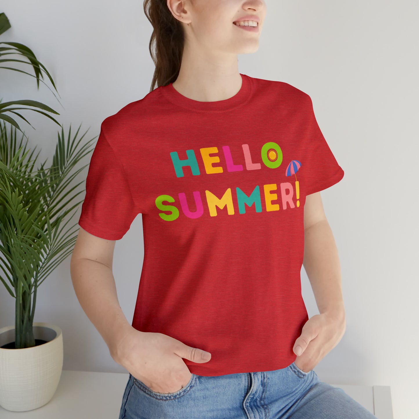 Hello Summer Shirt, Hello Summer, Summer shirts for women and men, Funny Shirt, Summer Vibes, Trendy Fashion, Summertime Fun