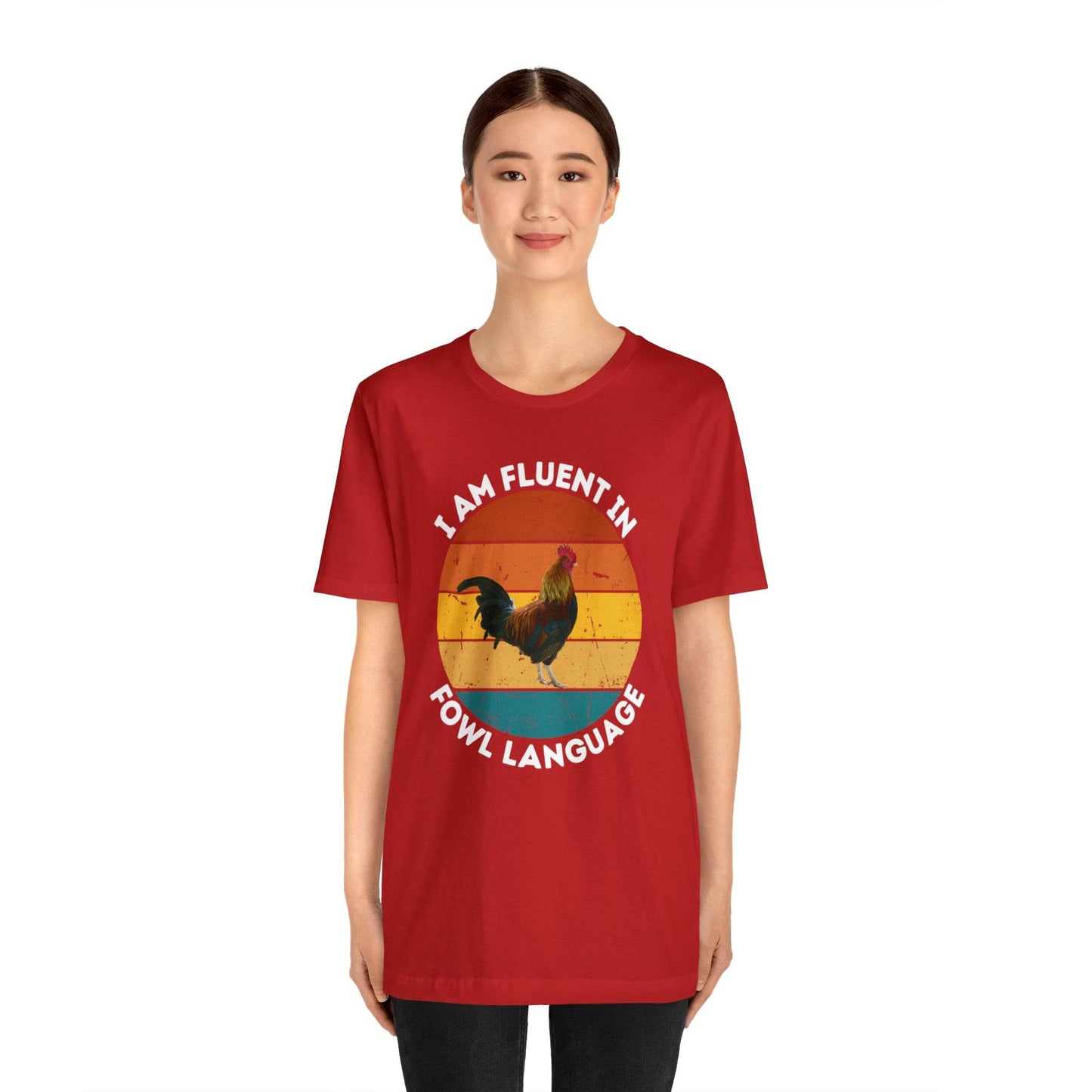 Fluent in Fowl Language shirt, Chicken Shirt Chicken Tee Chicken Owner Gift - Gift For Chicken Lover gift - Giftsmojo
