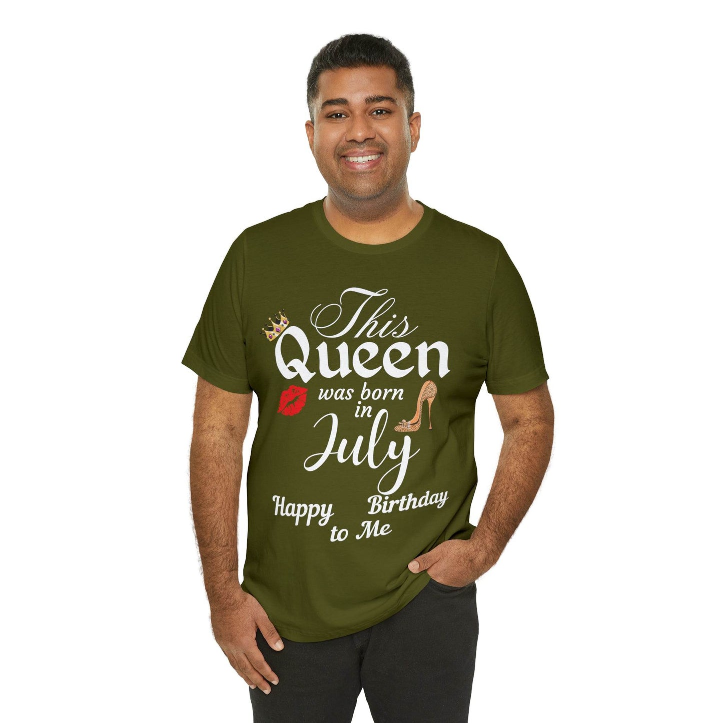 Birthday Queen Shirt, Gift for Birthday, This Queen was born in July Shirt, Funny Queen Shirt, Funny Birthday Shirt, Birthday Gift - Giftsmojo