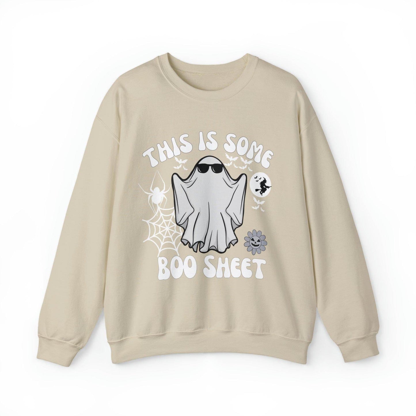 This Is Some Boo Sheet Ghost Sweatshirt Cute Ghost Sweatshirt Boo Ghost Sweatshirt Gift Shirt Funny Halloween Shirt Spooky Season Shirt - Giftsmojo
