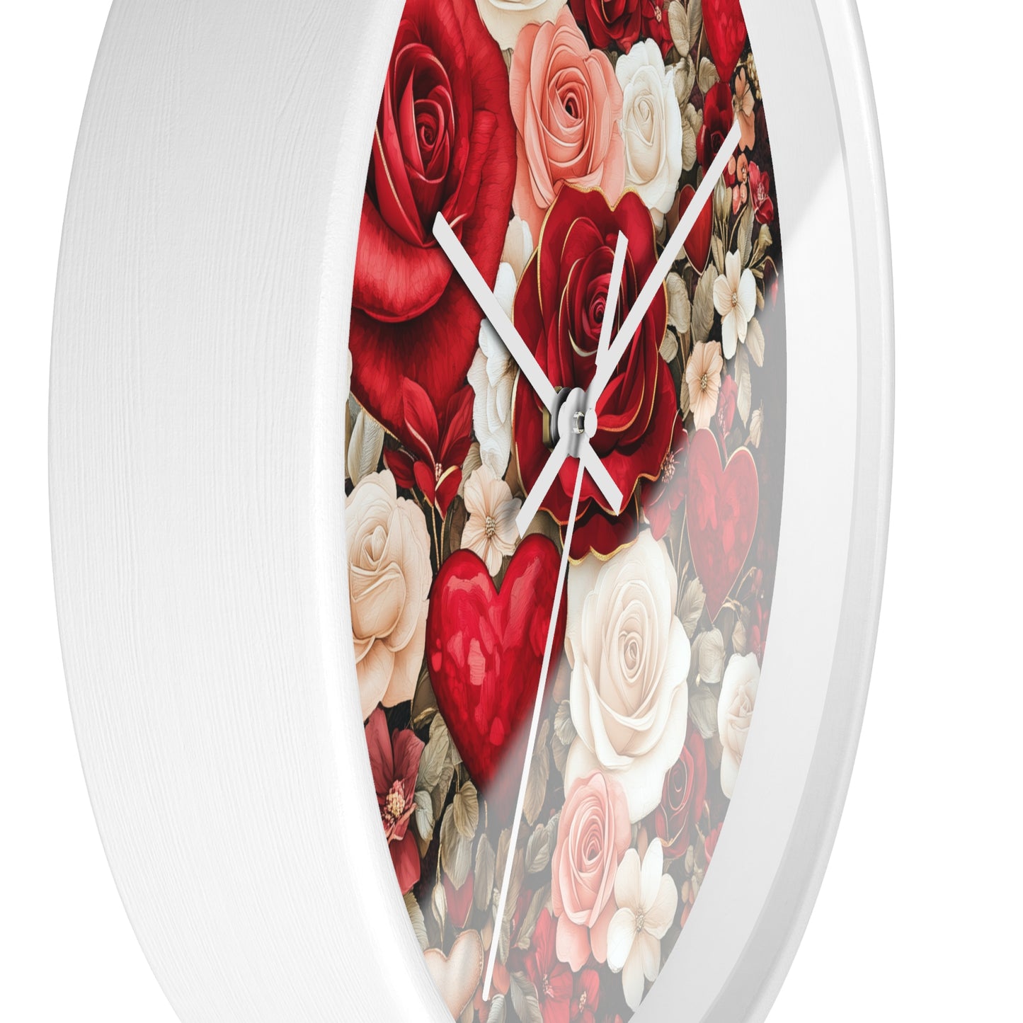 Botanical Home Decor Floral Clock Flower Wall Clock, Nature Lover Gift