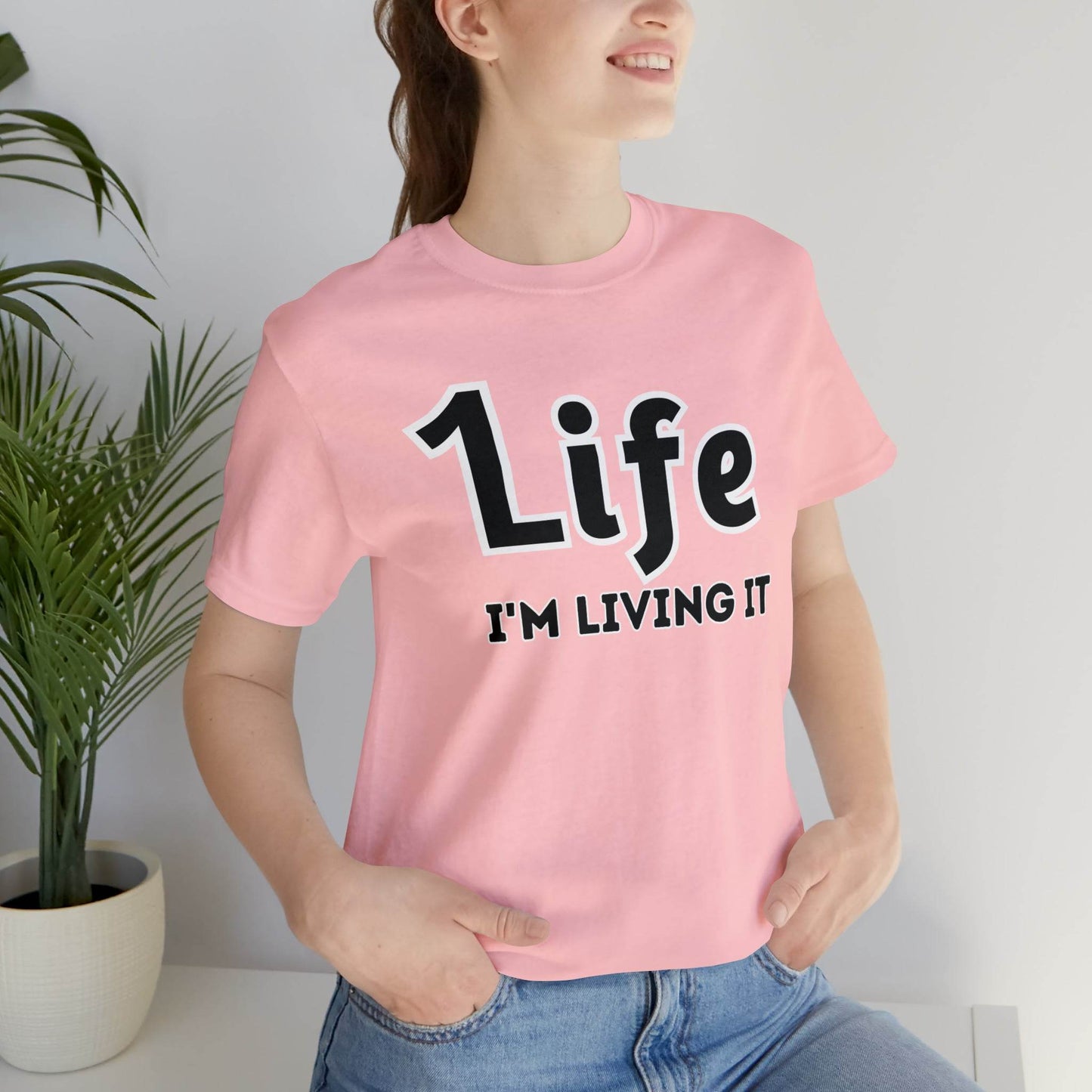 One Life I'M Living It Shirt One life Shirt 1life shirt Live Your Life You Only Have One Life To Live Shirt - Giftsmojo