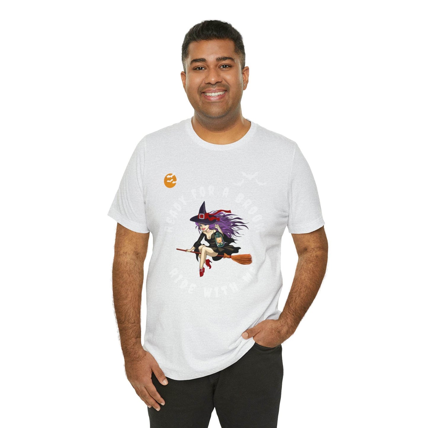 Ready for a Broom Ride with Me Halloween shirt, Witch shirt, Halloween tshirt, Halloween outfit, Work Halloween Costume - Giftsmojo