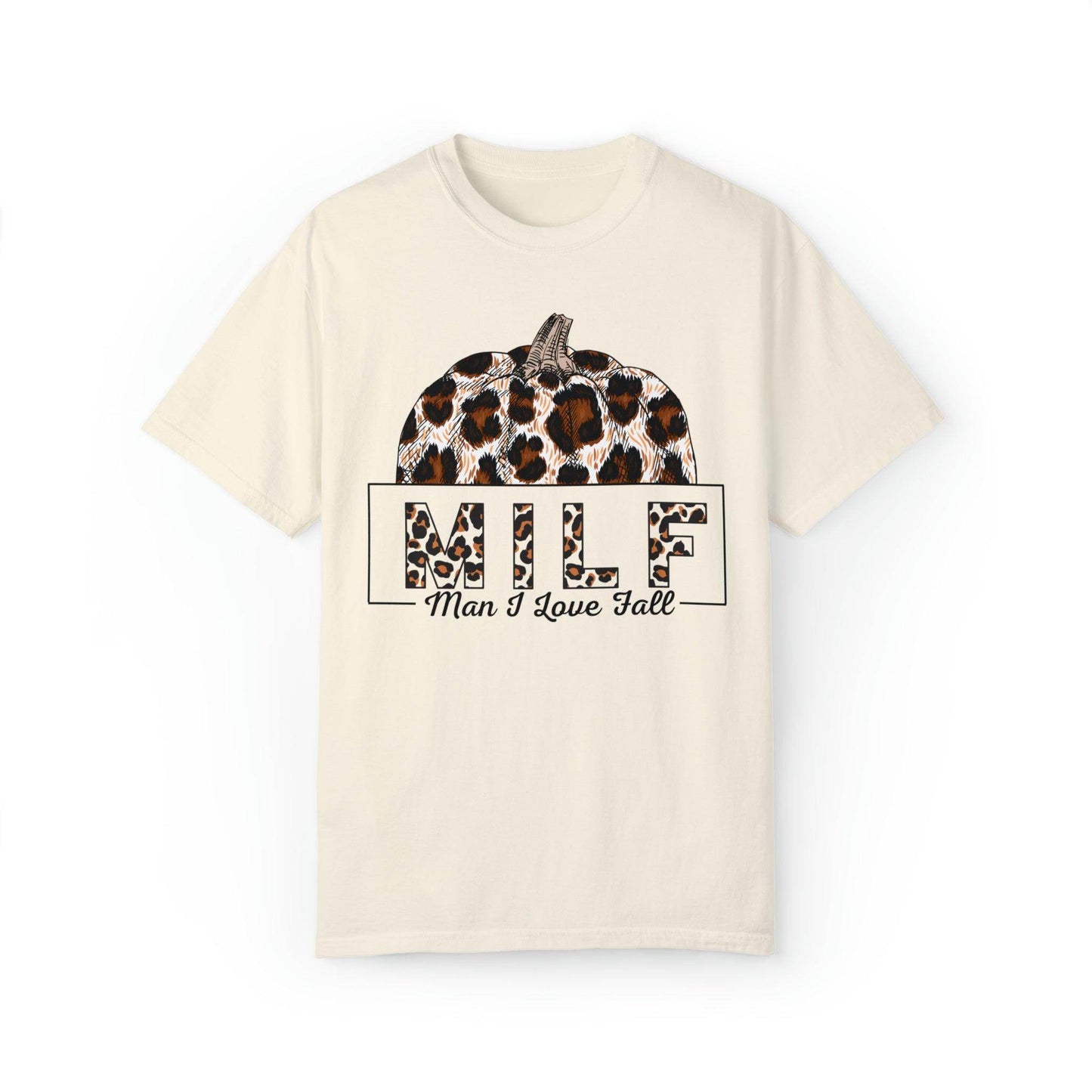 MILF Man I love Fall Gift for Fall Lover Shirt, Comfort Colors Funny Fall Shirts Gift, Thanksgiving Gift, Funny Halloween Shirts Sarcastic - Giftsmojo