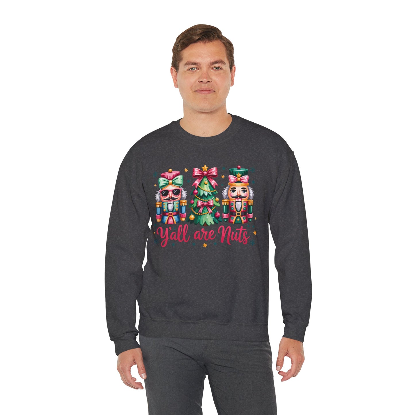 Nutcracker Characters and Christmas Tree Sweatshirt | Holiday Crewneck