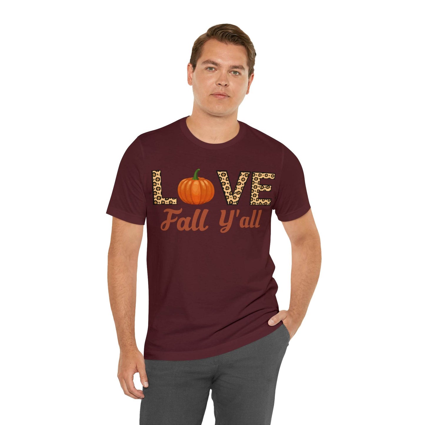 Leopard Print Love Fall Y'all - Giftsmojo