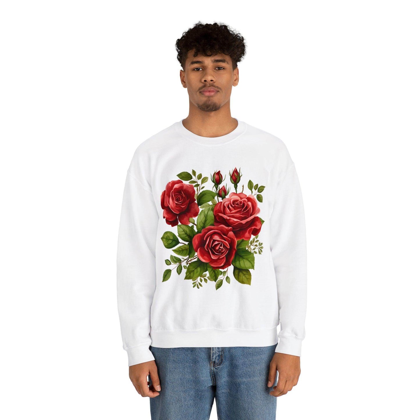 Christmas Flower Shirt Christmas Flower Sweatshirt Christmas Floral Sweatshirt Christmas Sweater Christmas Trendy Christmas Sweatshirt - Giftsmojo