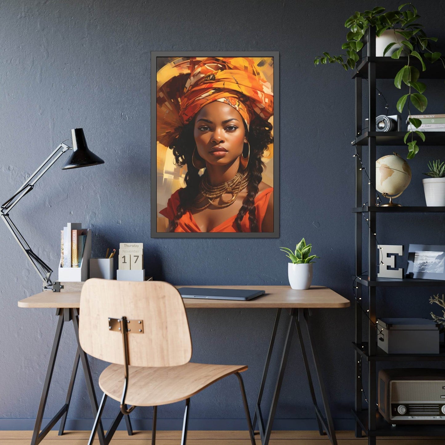 African Woman Framed Paper Posters - Giftsmojo