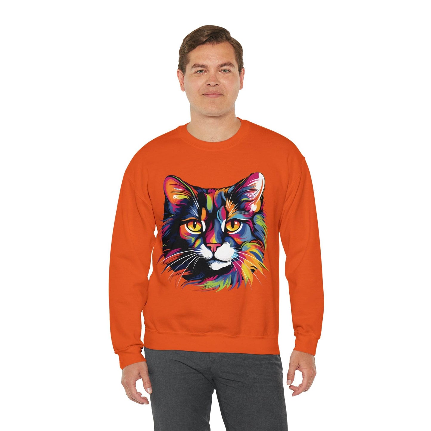 Retro Cat Lover Sweater Animal Lover Gift Cute Cat Mom Gift Cat Lover Gift Vintage Cat Mom Sweatshirt Cat Sweatshirt Cat Crewneck Sweatshirt - Giftsmojo