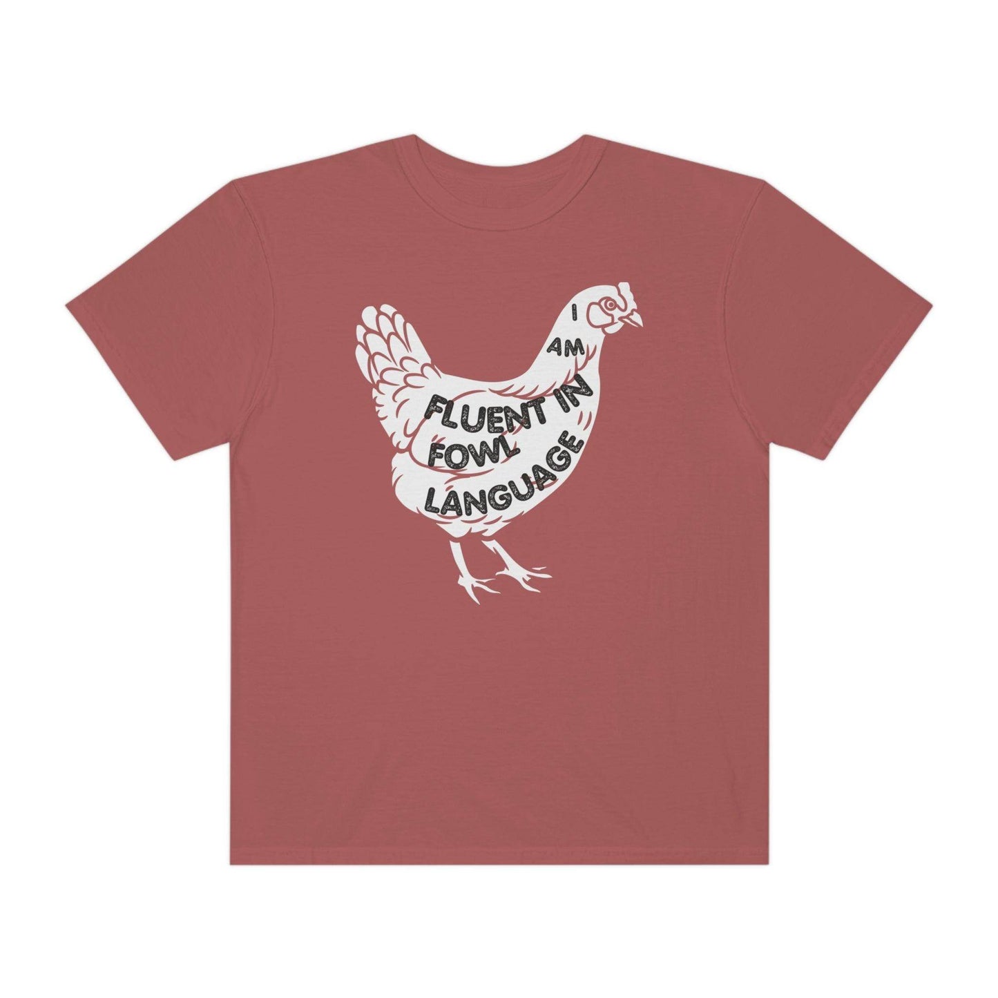 Chicken Shirt Chicken Tee Chicken Owner Gift -Fluent in Fowl Language Gift For Chicken Lover gift - Giftsmojo