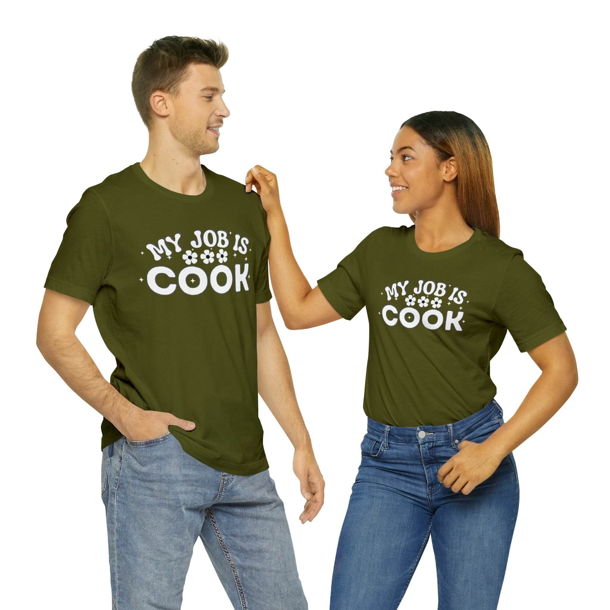 My Job is Cook Shirt Chef Shirt, Restaurant Cook Shirt Mom Shirt Dad Shirt - Giftsmojo