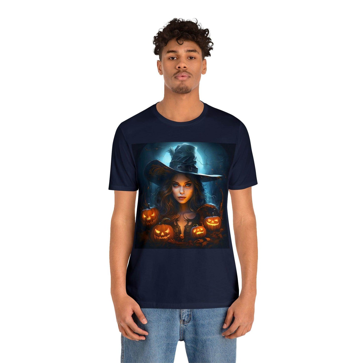 Spooky Witch Costume for women Spooky Season Vintage Halloween Shirt Moon Goddess Witch Shirt Halloween Costume Witch Shirt Halloween Party Tee - Giftsmojo
