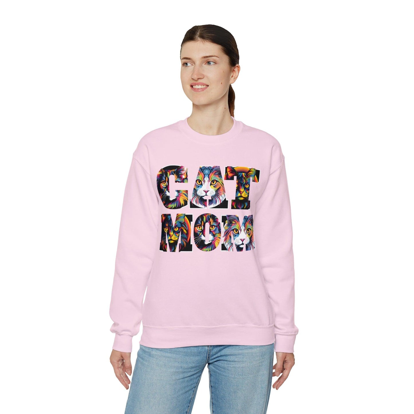 Vintage Cat Sweatshirt Cat Mom Sweatshirt Cat Crewneck Sweatshirt Cat Mom Gift Cat Lover Gift Animal Lover Cat Mama Shirt Cat Lover Sweater