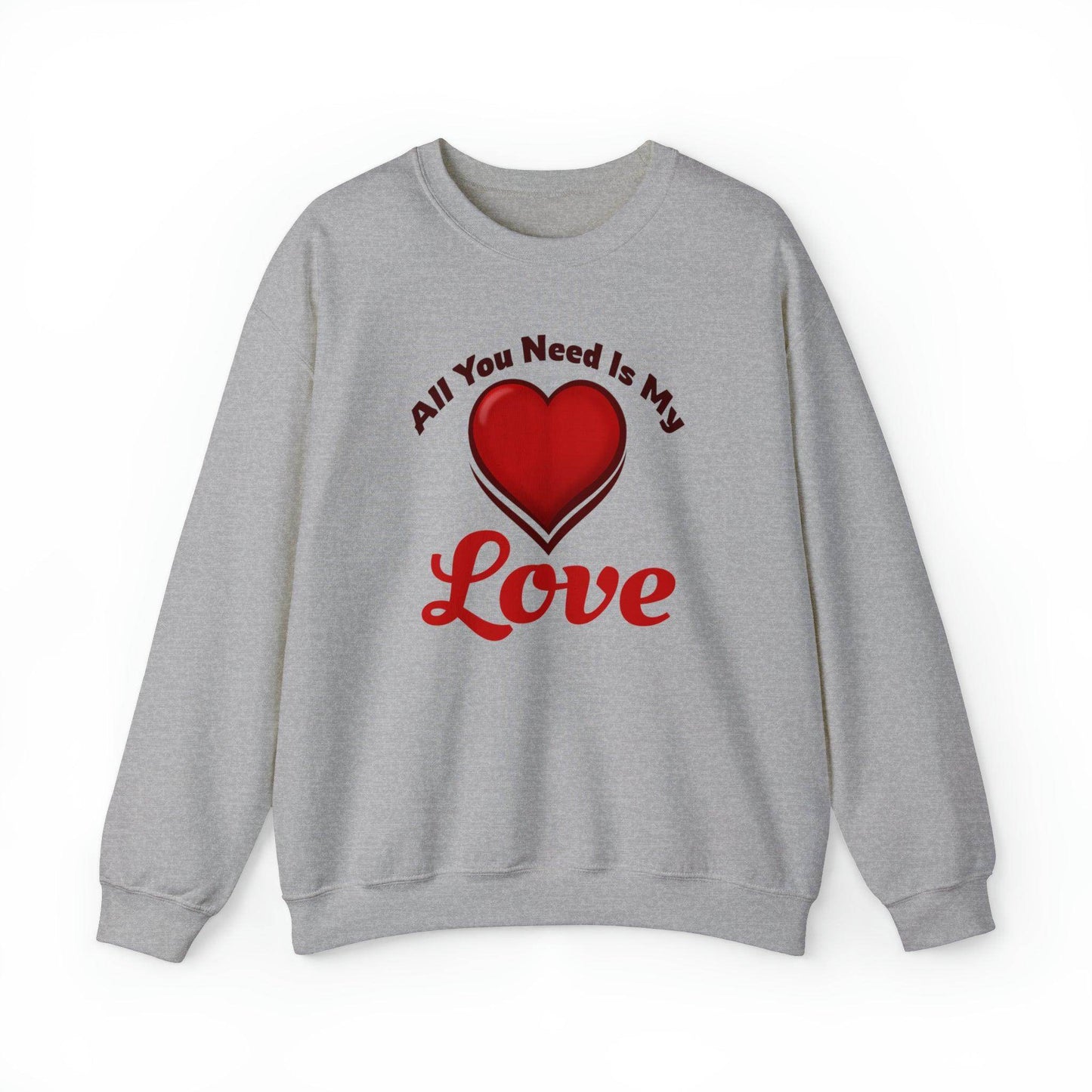 All you need is My Love Tee Hooded Sweatshirt - Giftsmojo