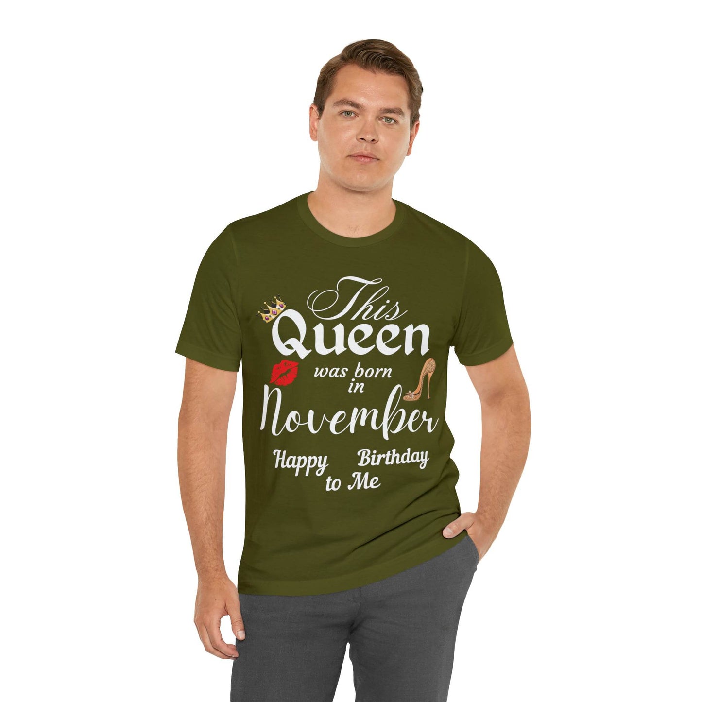 Birthday Queen Shirt, Gift for Birthday, This Queen was born in November Shirt, Funny Queen Shirt, Funny Birthday Shirt, Birthday Gift - Giftsmojo