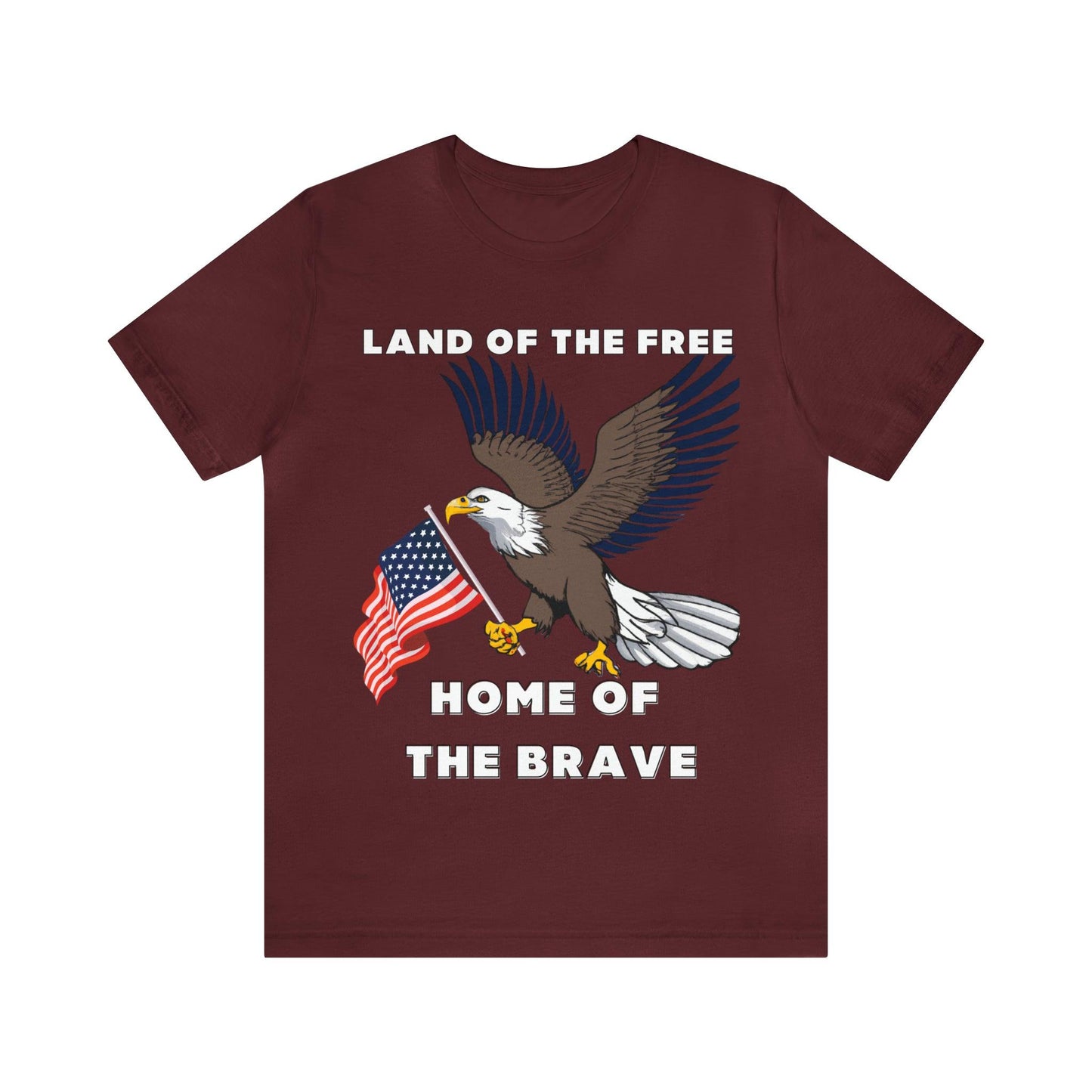 Celebrate Independence Day with Patriotic Shirts: Land of the free, Home of the Brave Shirt for Women and Men