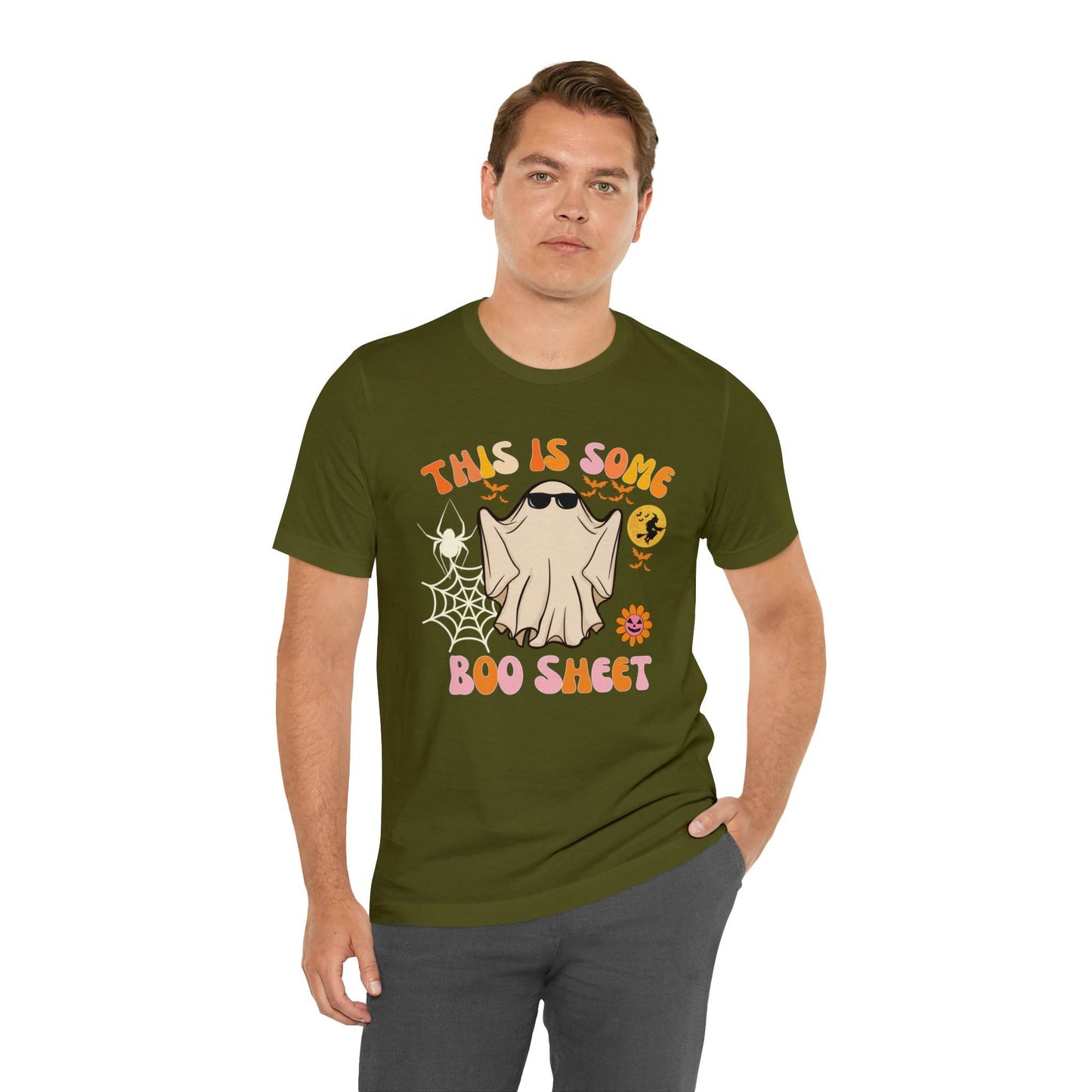 This Is Some Boo Sheet Funny Halloween Shirt Funny Halloween Costume Spooky Season Tee Funny Gift Shirt for Birthday Christmas Anniversary - Giftsmojo