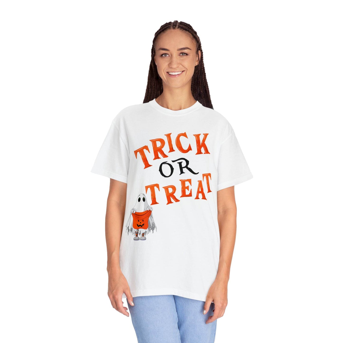 Embrace Halloween Cuteness with Our Cute Trick or Treat Shirt for Women and Men - Limited Edition - Giftsmojo
