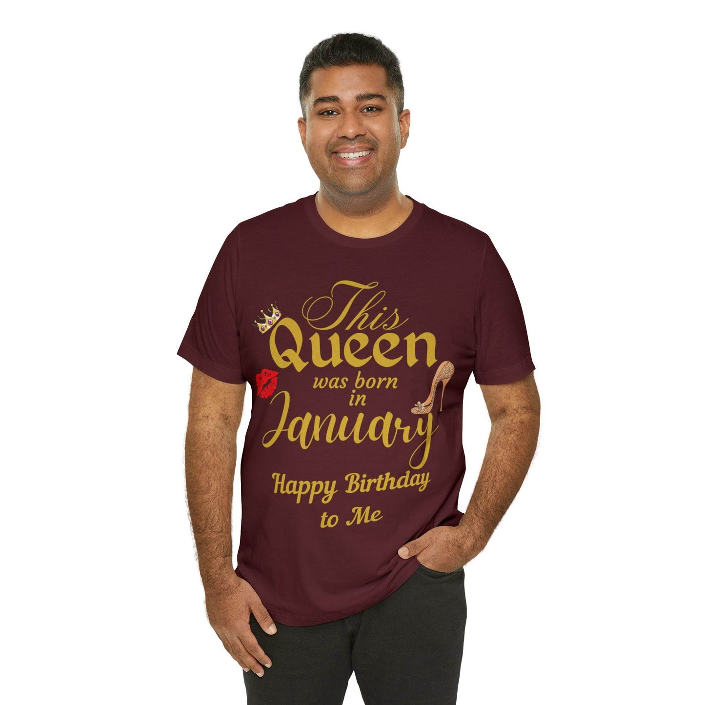 Birthday Queen Shirt, Gift for Birthday, This Queen was born in January Shirt, Funny Queen Shirt, Funny Birthday Shirt, Birthday Gift - Giftsmojo