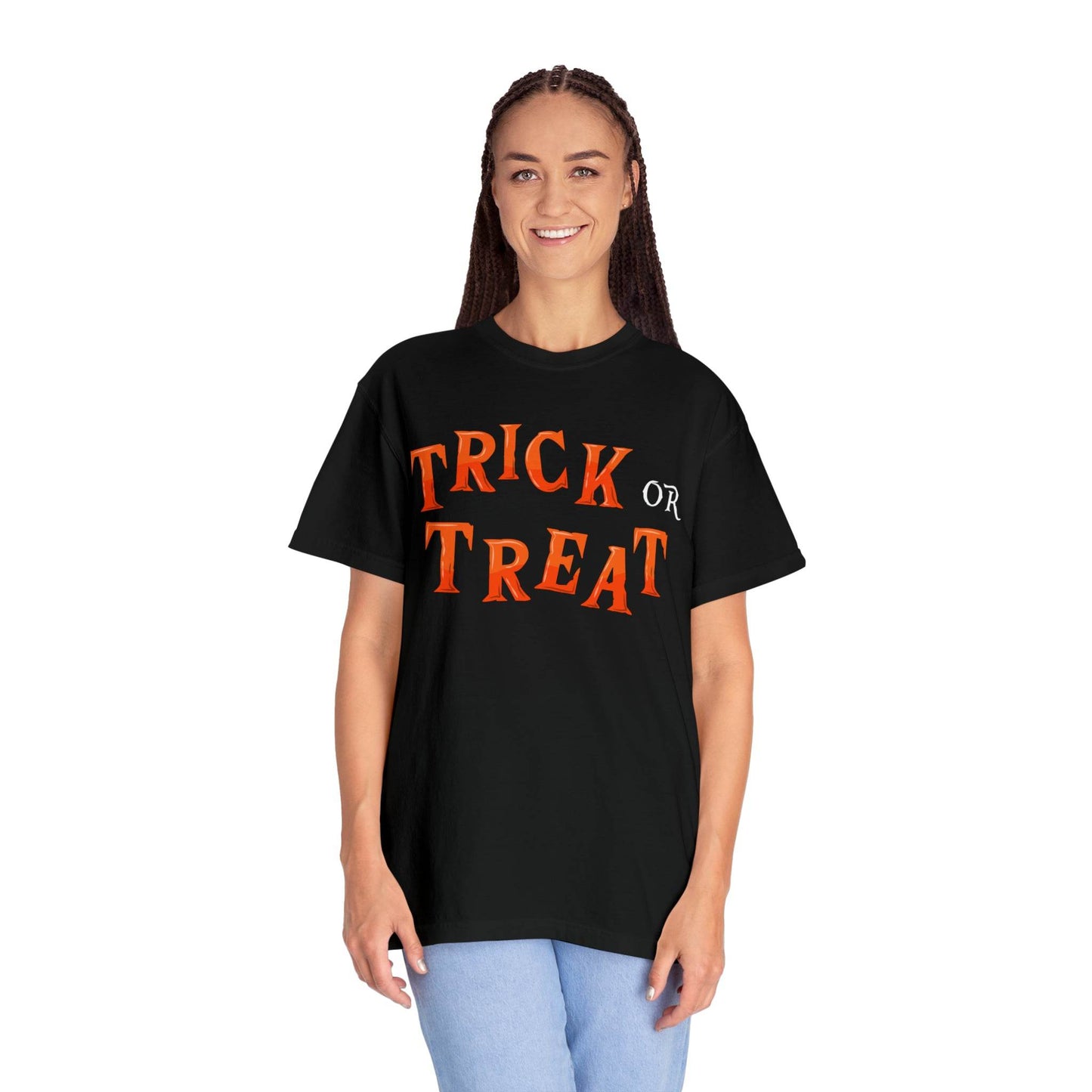 Halloween Party Outfit Trick or Treat Shirt Vintage Shirt Halloween Costume Cute Spooky Shirt, Halloween Gift Halloween T-shirt Trick or Treat Outfit - Giftsmojo