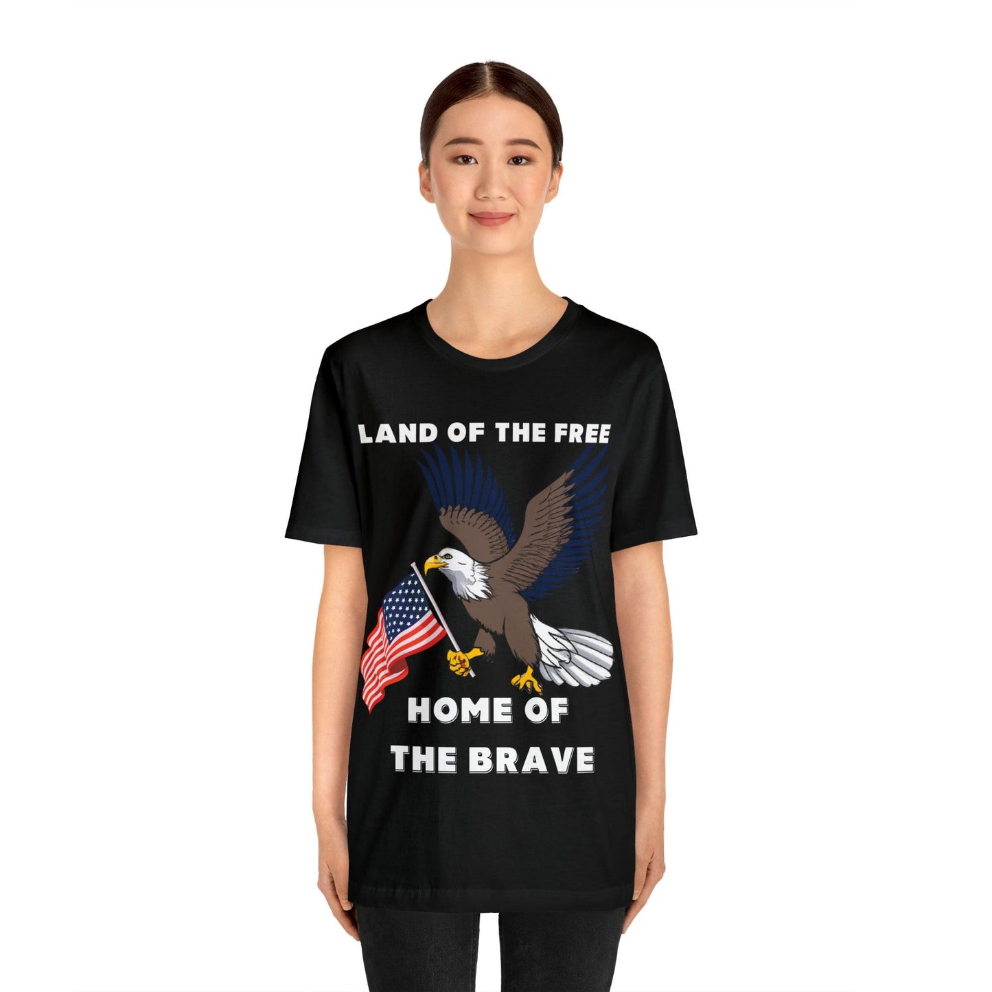 Celebrate Independence Day with Patriotic Shirts: Land of the free, Home of the Brave Shirt for Women and Men