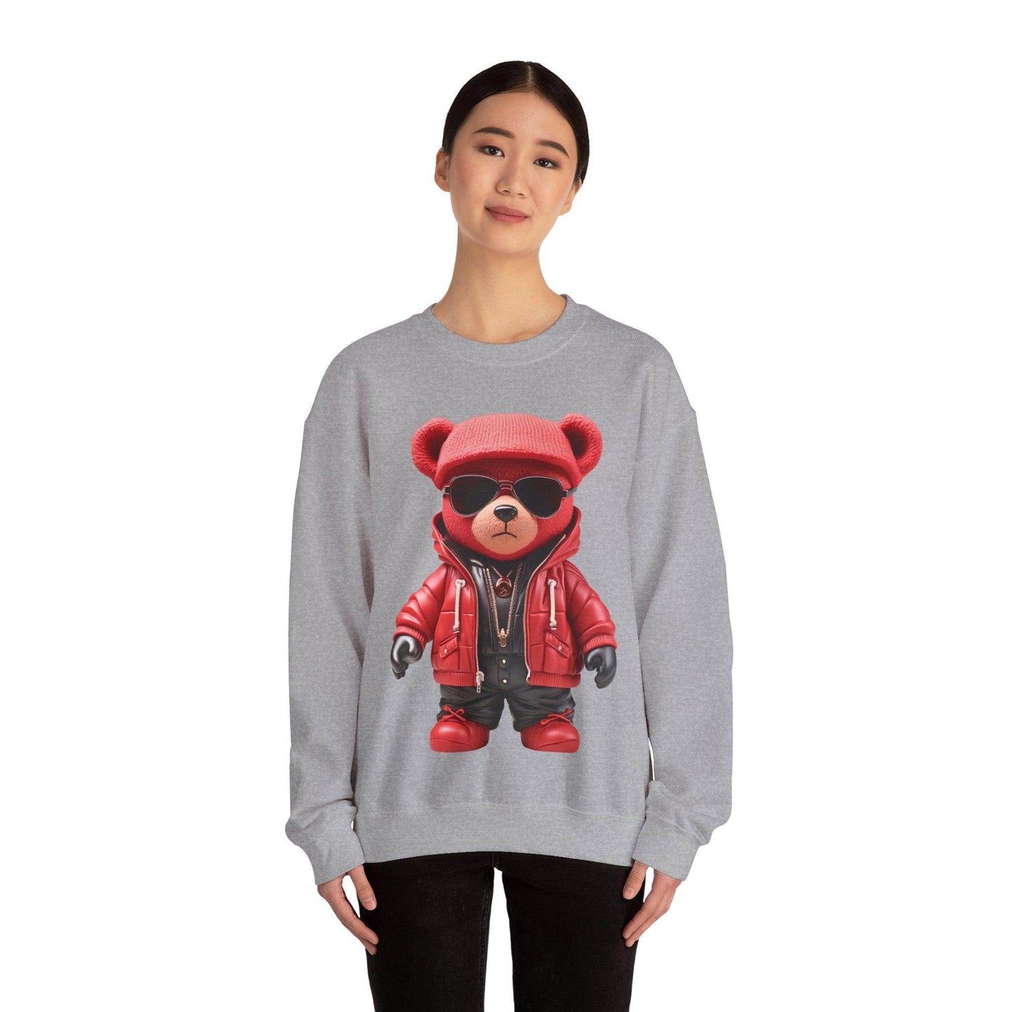 Hip-Hop Teddy Bear Sweatshirt: Elevate Your Style with Streetwear Chic - Giftsmojo