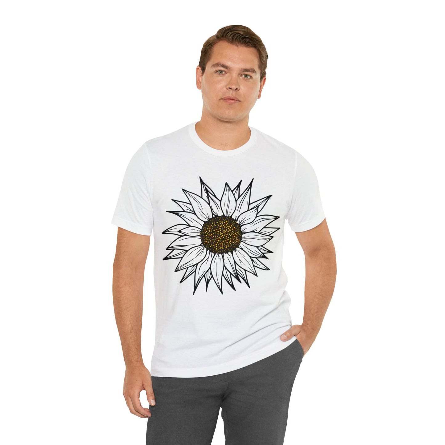 Sunflower Shirt, Floral Tee Shirt, Flower Shirt, Garden Shirt, Womens Fall Summer Shirt Sunshine Tee, Gift for Gardener, Nature love shirt - Giftsmojo