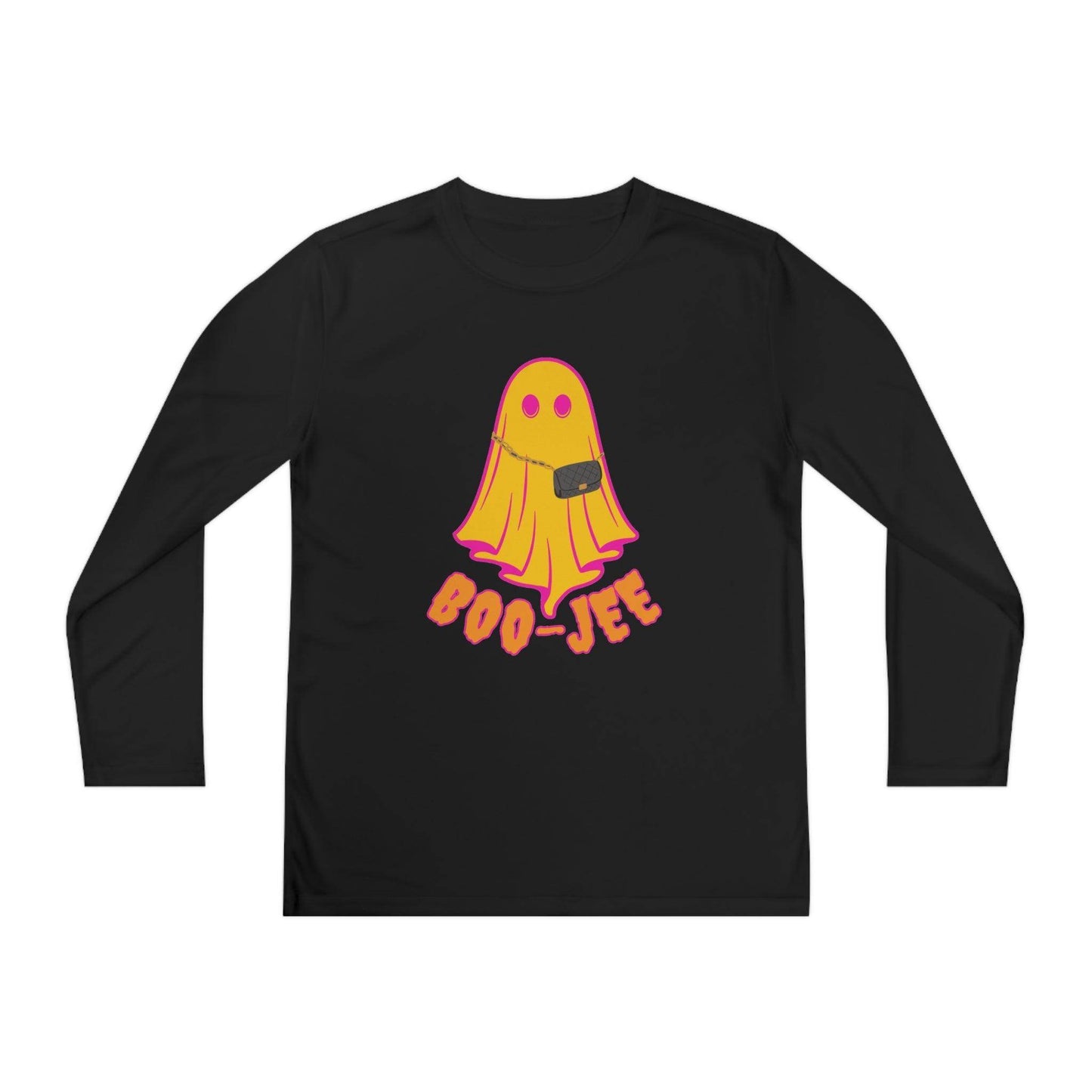 Boo-jee Costume Youth Halloween Costume Long Sleeve Competitor Tee Boojee Halloween Boujee - Giftsmojo