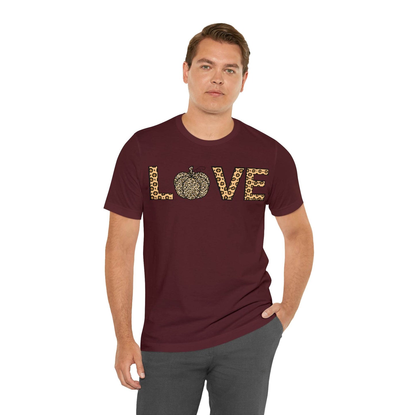 Embrace the Wild - Fall Leopard Print Shirt Leopard Print Love Fall - Pumpkin shirt - autumn shirt - Giftsmojo