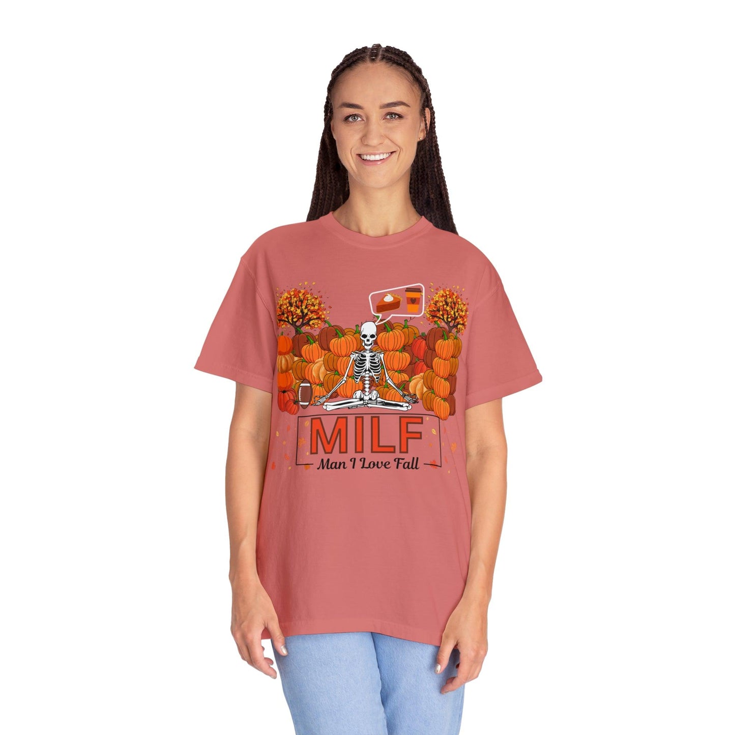 MILF Man I love Fall Gift for Fall Funny Fall Shirts Gift Pumpkin Comfort Colors Shirt