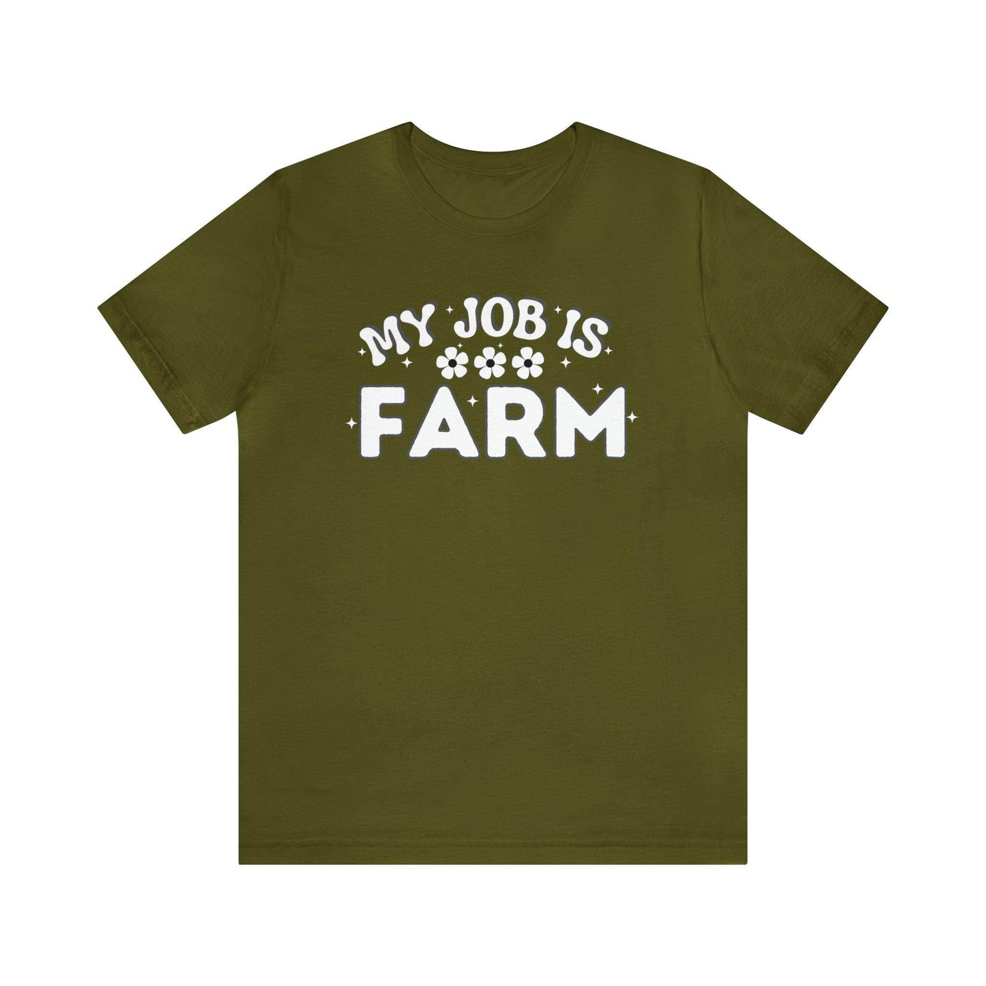 My Job is Farm Shirt Farmer Shirt Farming Shirt Homestead Gardening Shirt Farmers, Farmhand, Livestock Farmer, Crop Grower Horticulturist, Animal Scientist, Agricultural Engineer Environmental Scientist,  - Giftsmojo