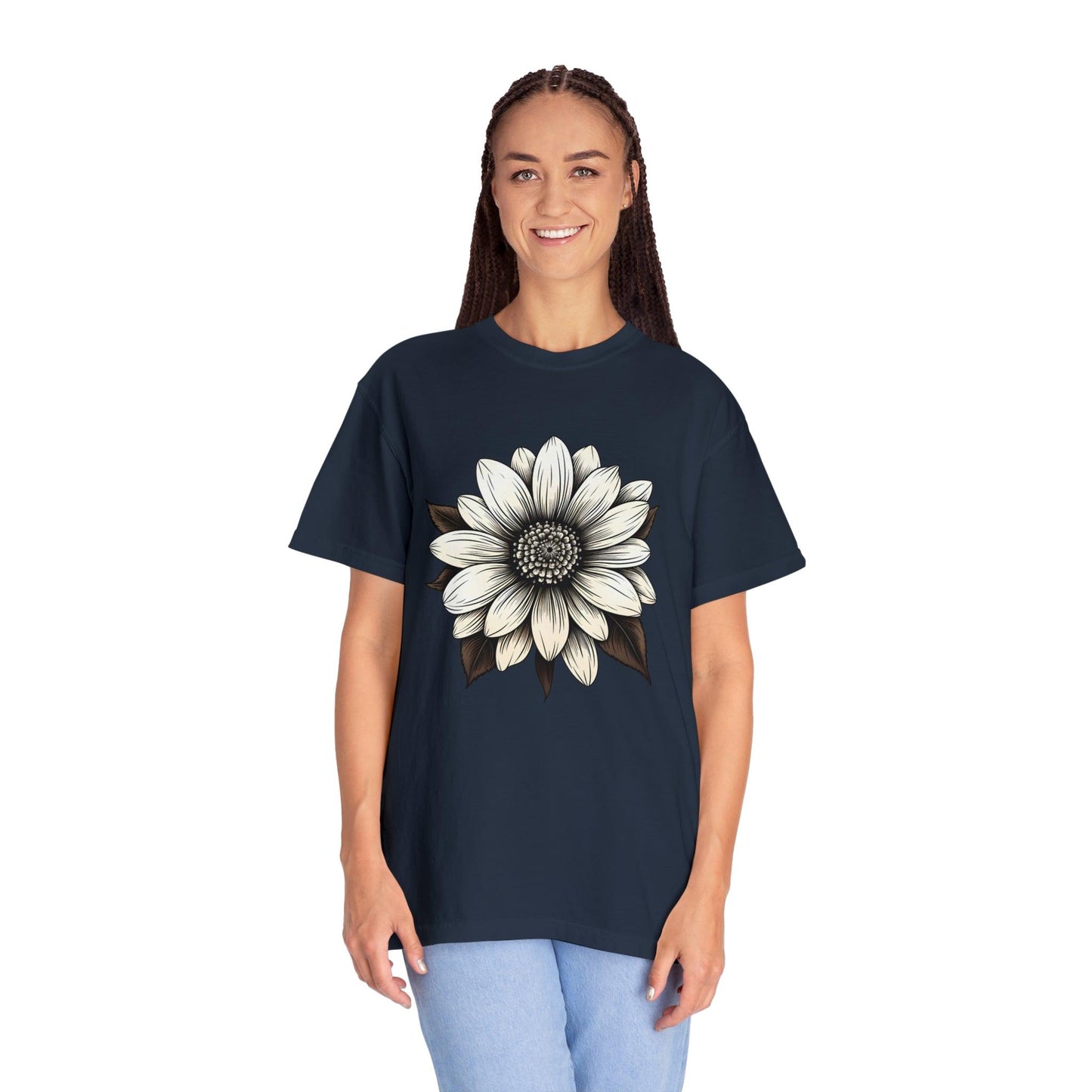 Sunflower Shirt Flower Shirt Aesthetic Women Top Floral Graphic Tee Floral Shirt Flower T-shirt, Wild Flower Shirt Gift For Her