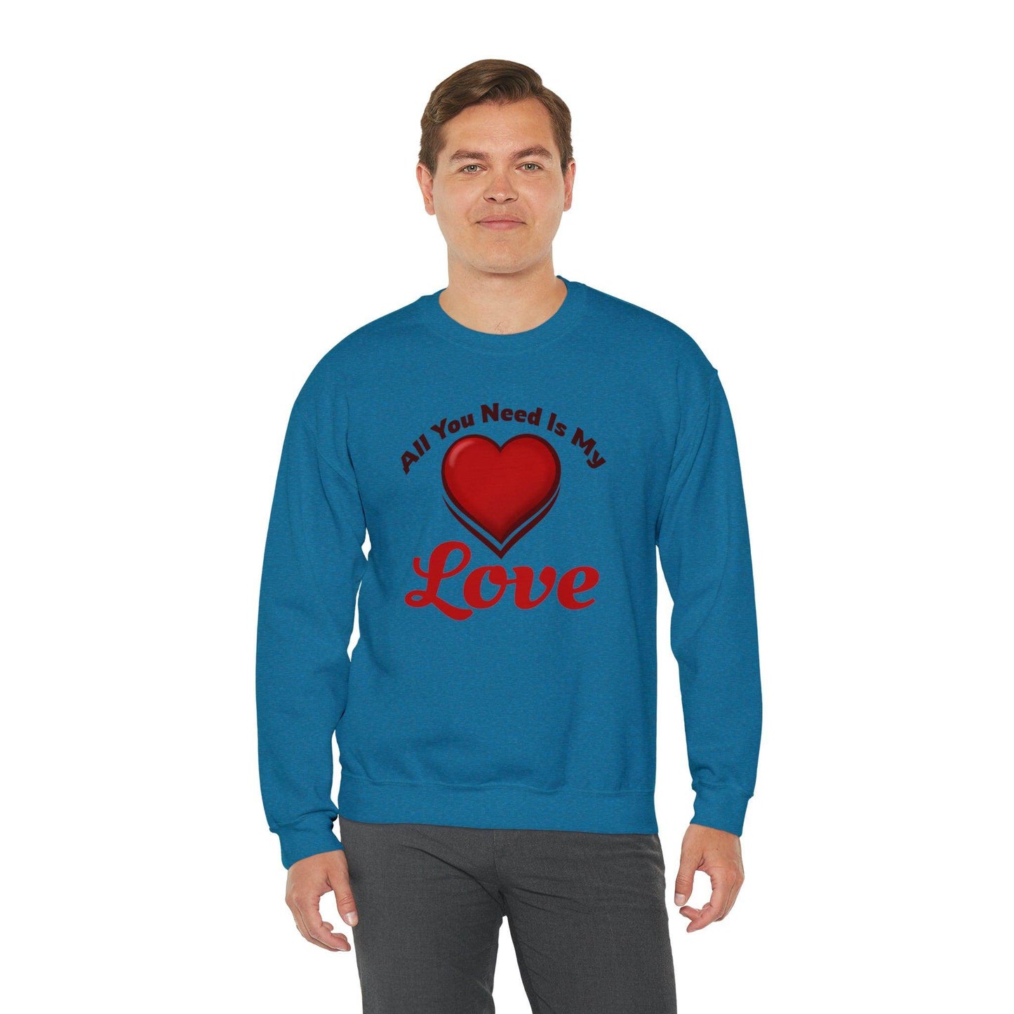All you need is My Love Tee Hooded Sweatshirt - Giftsmojo