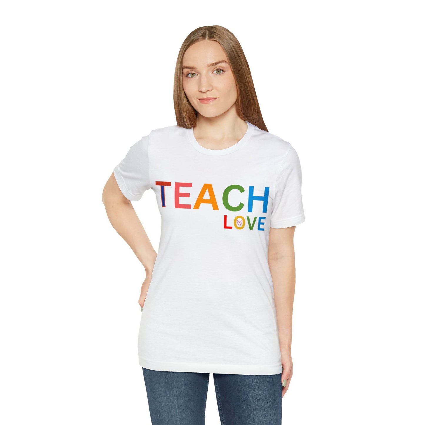 I Teach Love Shirt, Teacher Shirt, Teacher Appreciation Gift for Teachers - Giftsmojo