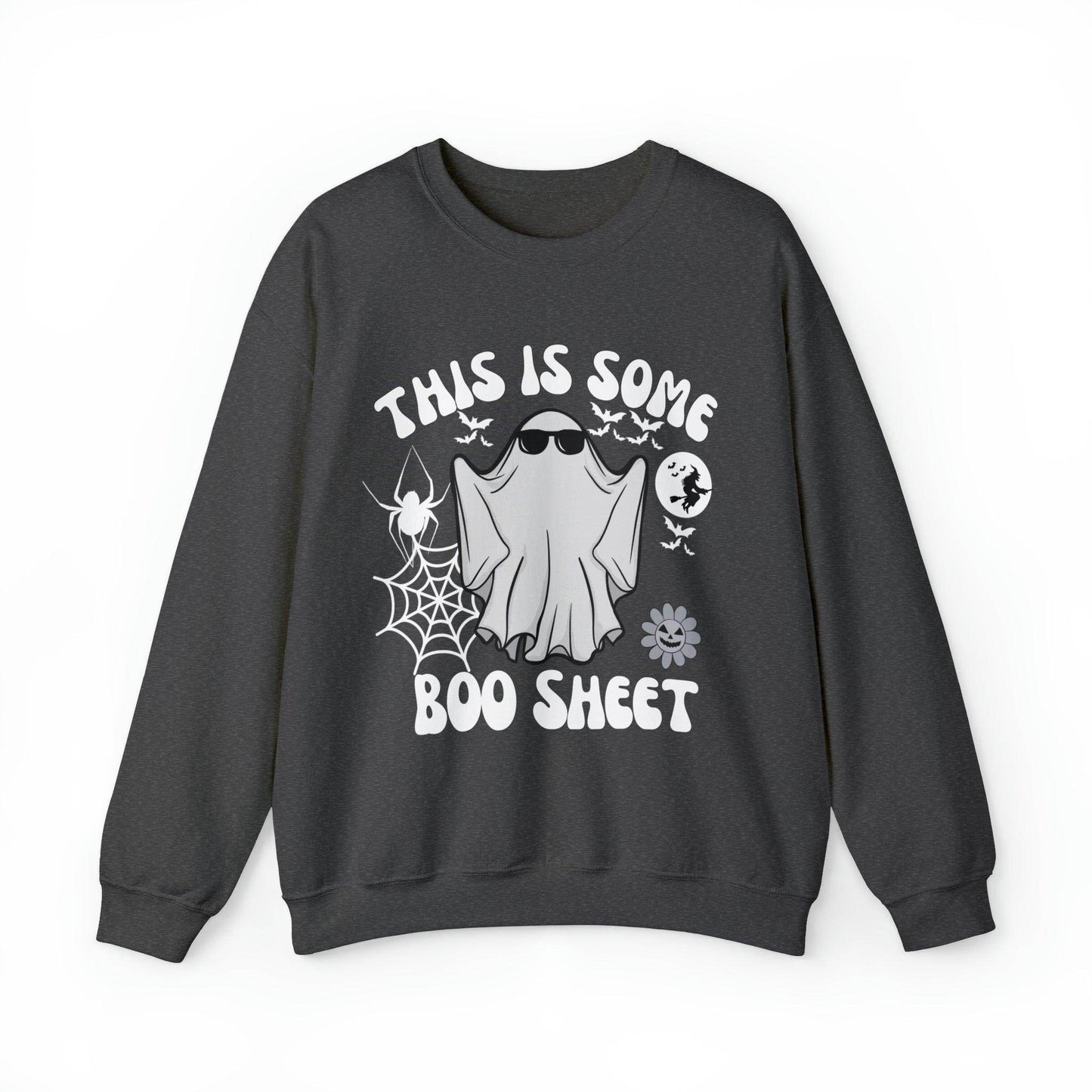 This Is Some Boo Sheet Ghost Sweatshirt Cute Ghost Sweatshirt Boo Ghost Sweatshirt Gift Shirt Funny Halloween Shirt Spooky Season Shirt - Giftsmojo