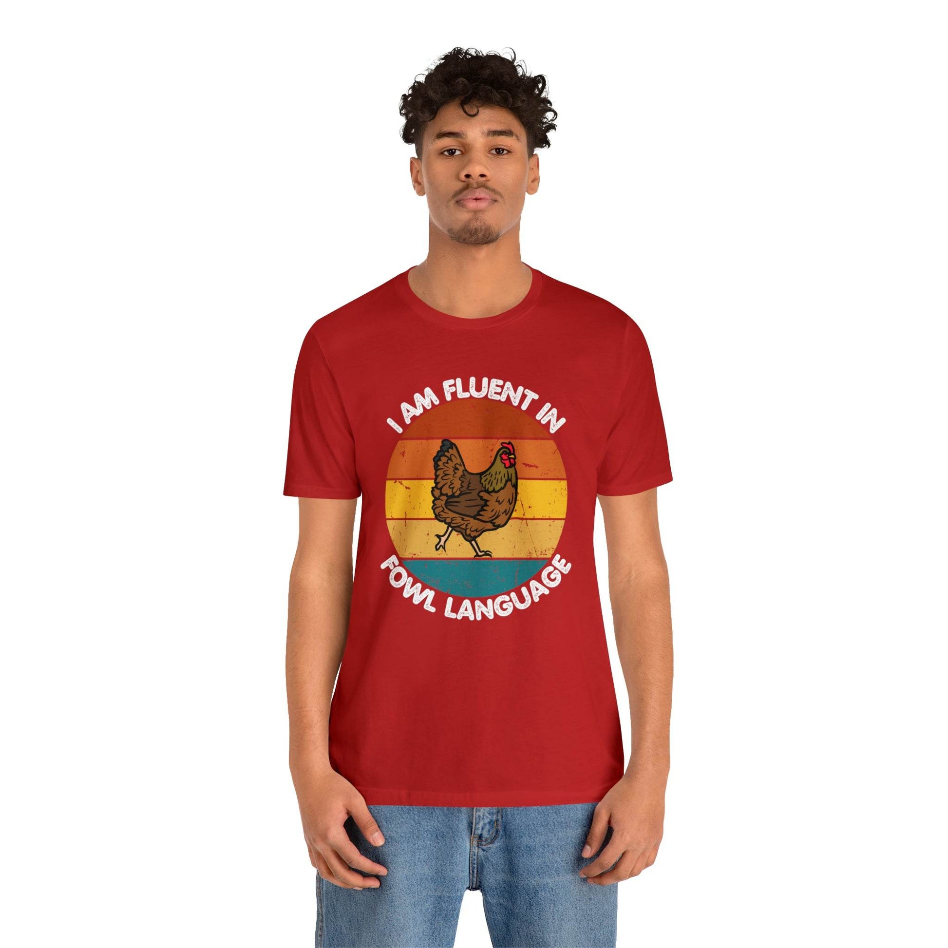 Fluent in Fowl Language shirt, Chicken Shirt Chicken Tee Chicken Owner Gift - Gift For Chicken Lover gift - Giftsmojo