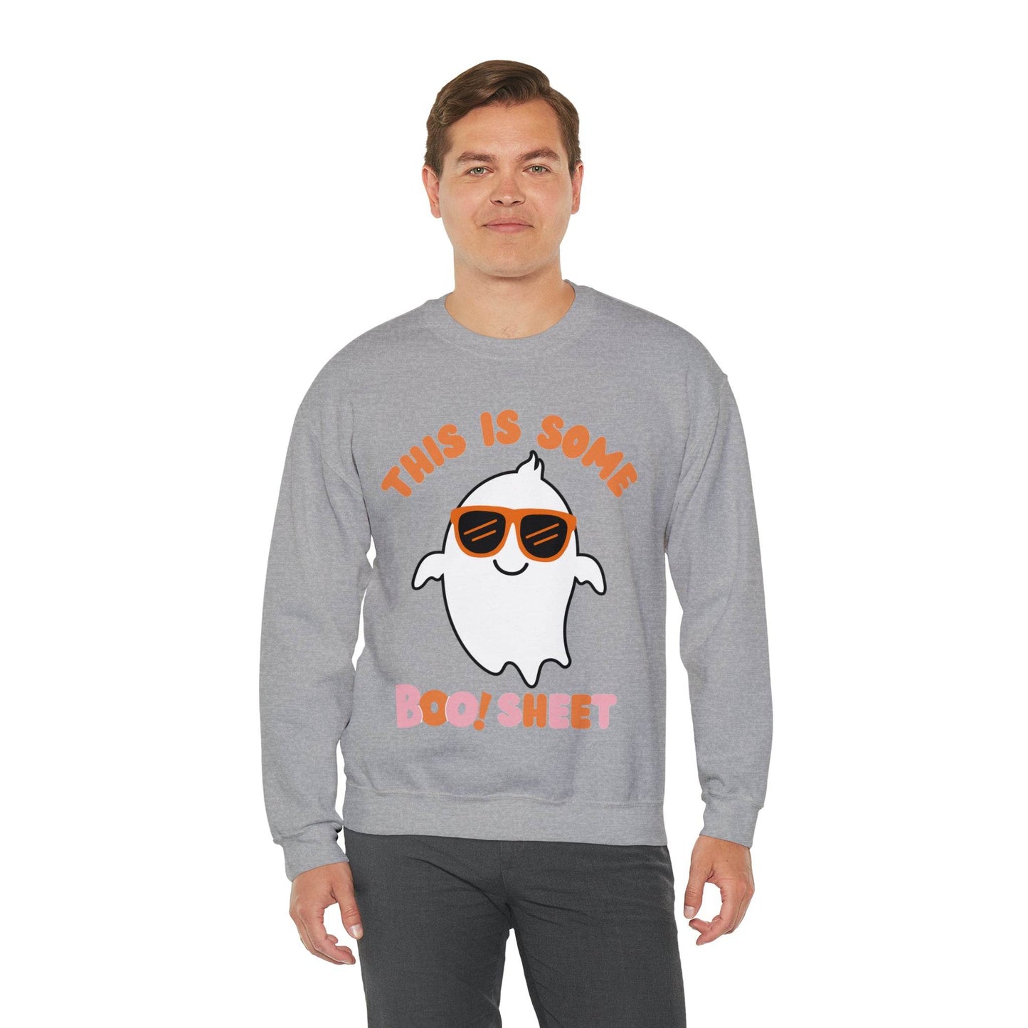 This Is Some Boo Sheet Ghost Sweatshirt Cute Ghost Sweatshirt Boo Ghost Sweatshirt Gift Shirt Funny Halloween Shirt Spooky Season Shirt - Giftsmojo