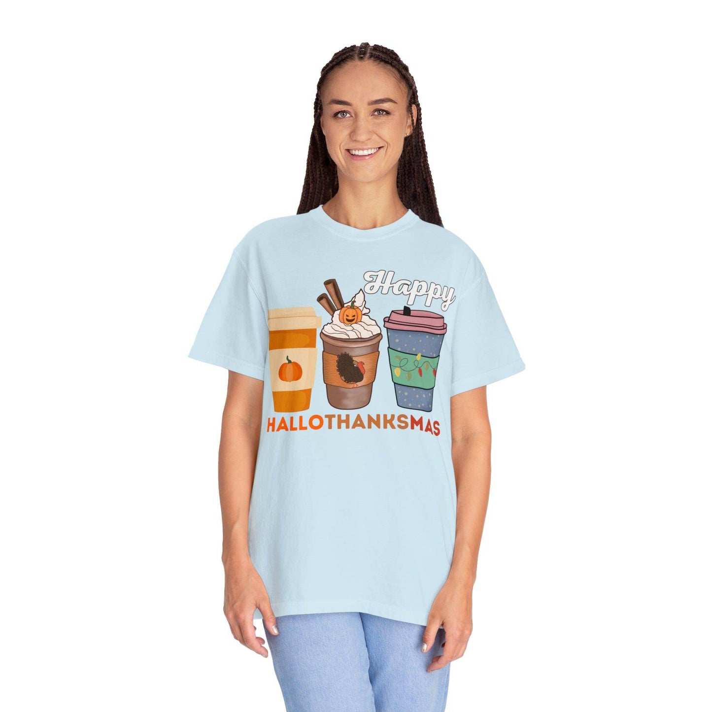 HALLOTHANKSMAS Gift for Fall Halloween Thanksgiving Christmas Gift - Giftsmojo