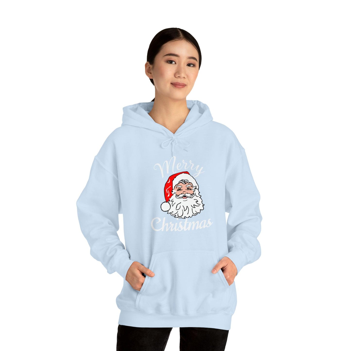 Santa Hoodie, Merry Christmas Hooded Sweatshirt, Christmas Shirt, Christmas Gift