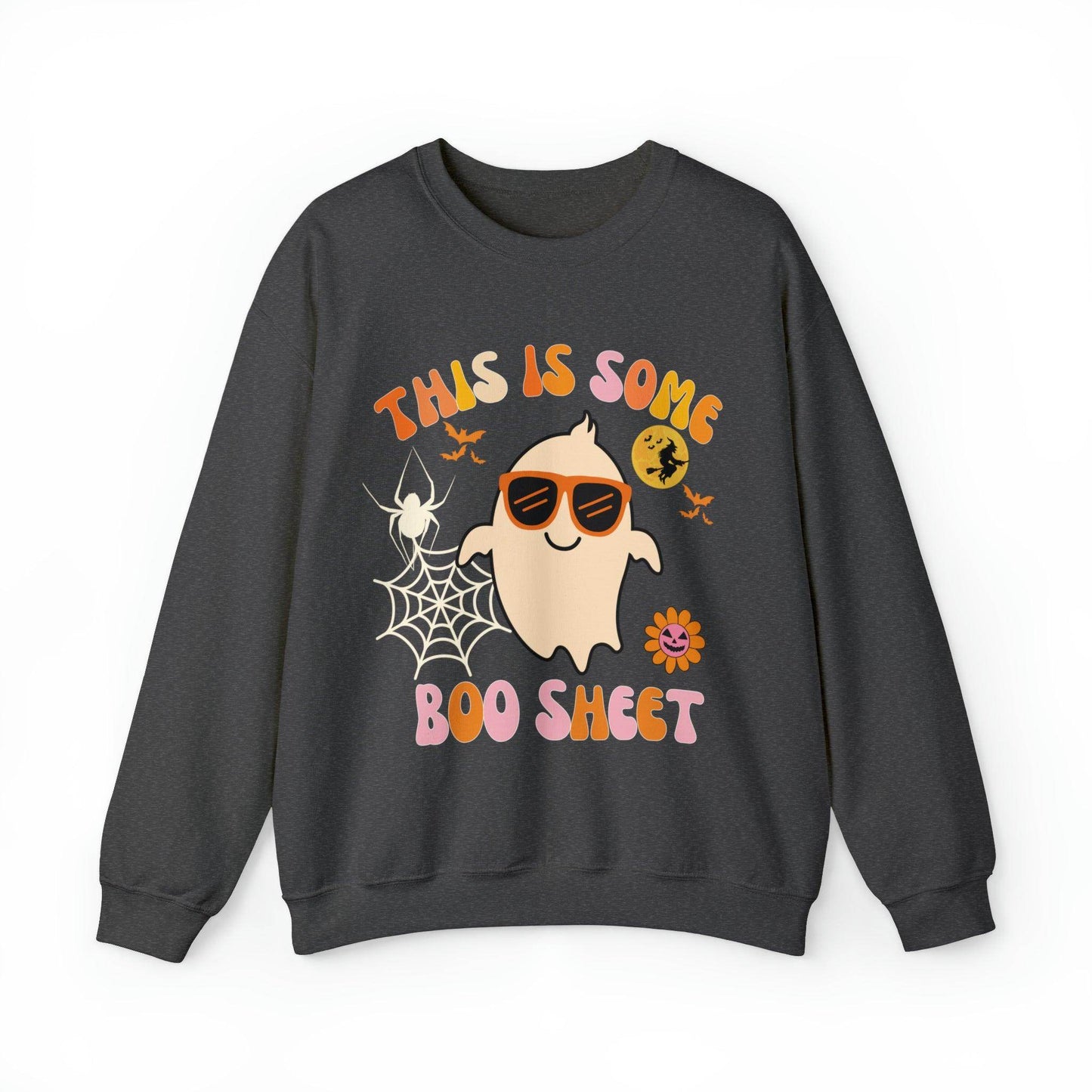 This Is Some Boo Sheet Ghost Sweatshirt Cute Ghost Sweatshirt Boo Ghost Sweatshirt Gift Shirt Funny Halloween Shirt Spooky Season Shirt - Giftsmojo