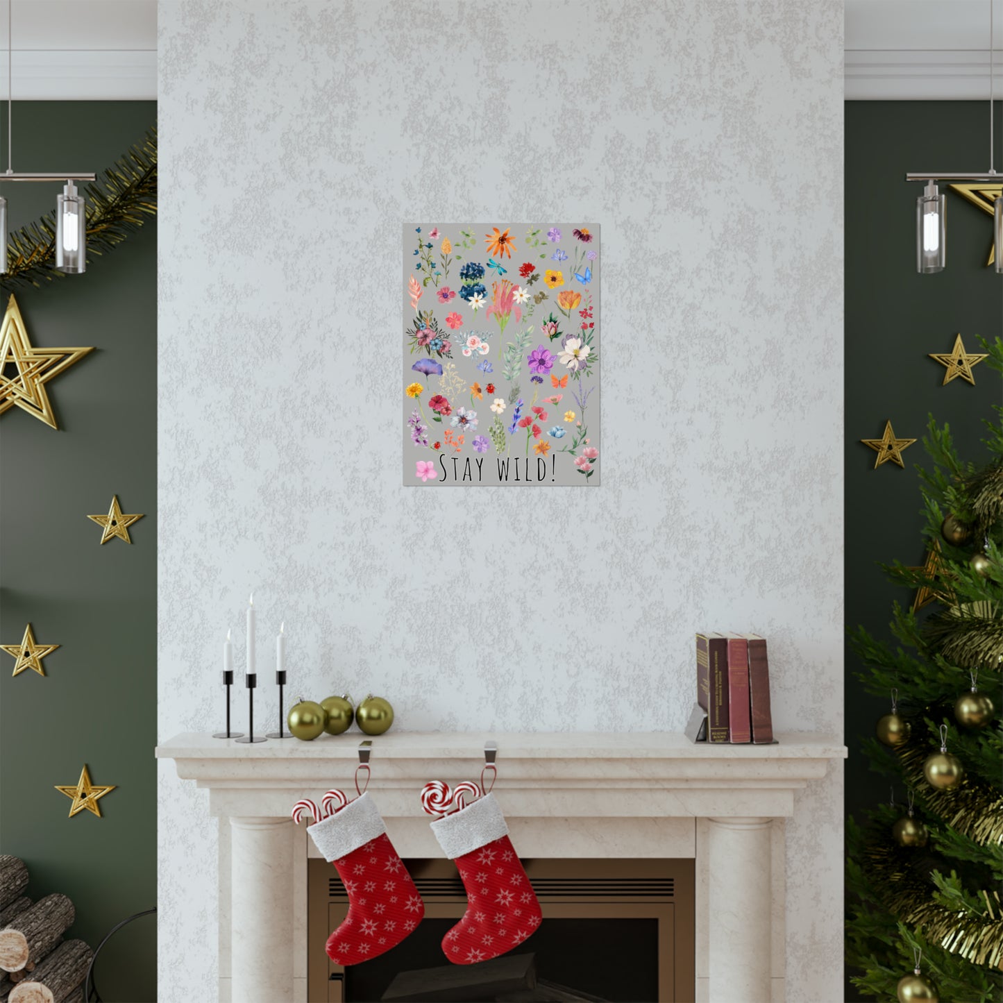 Watercolor Wildflowers Wall Art