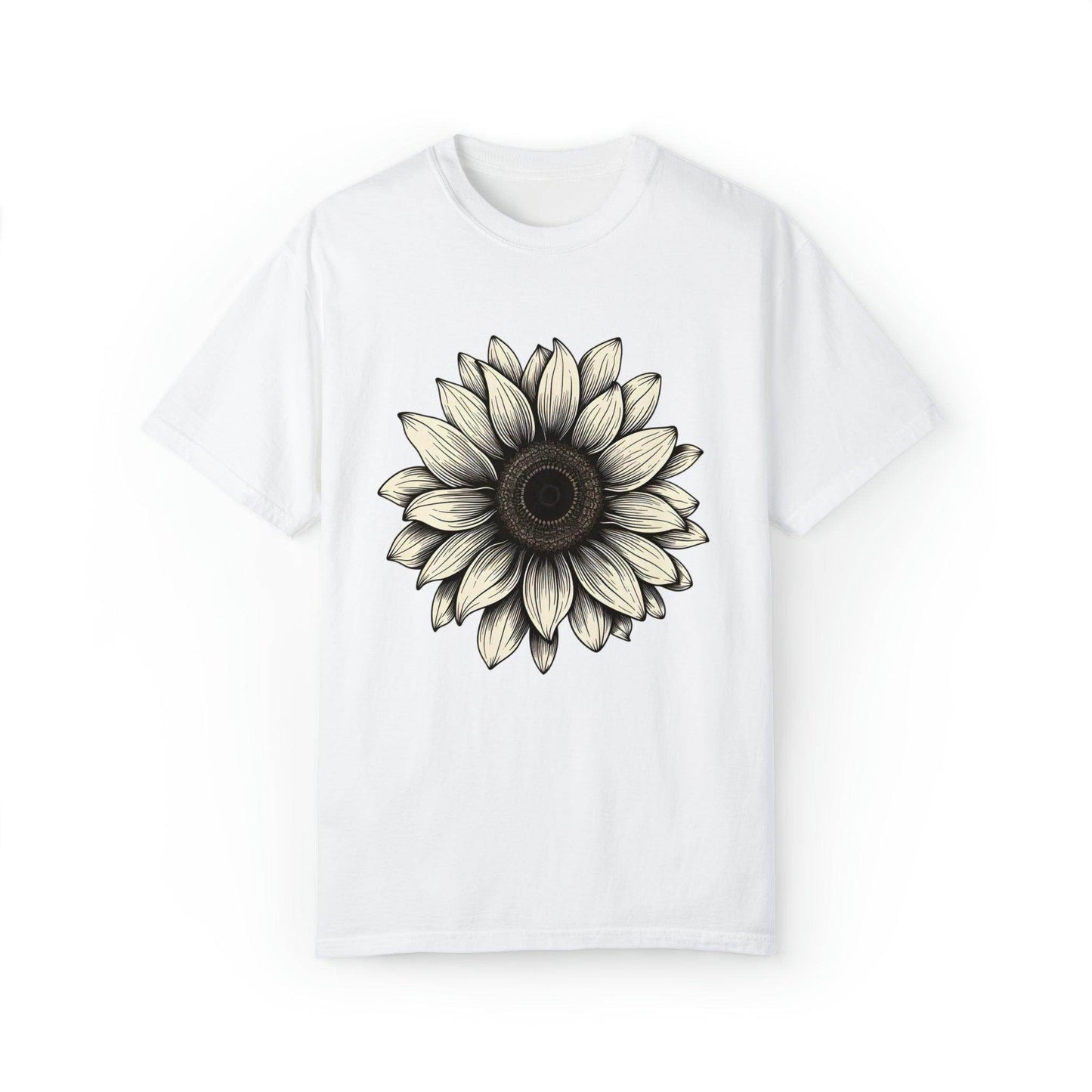 Sunflower Shirt Flower Shirt Aesthetic, Floral Graphic Tee Floral Shirt Flower T-shirt, Wild Flower Shirt Gift For Her Wildflower T-shirt - Giftsmojo