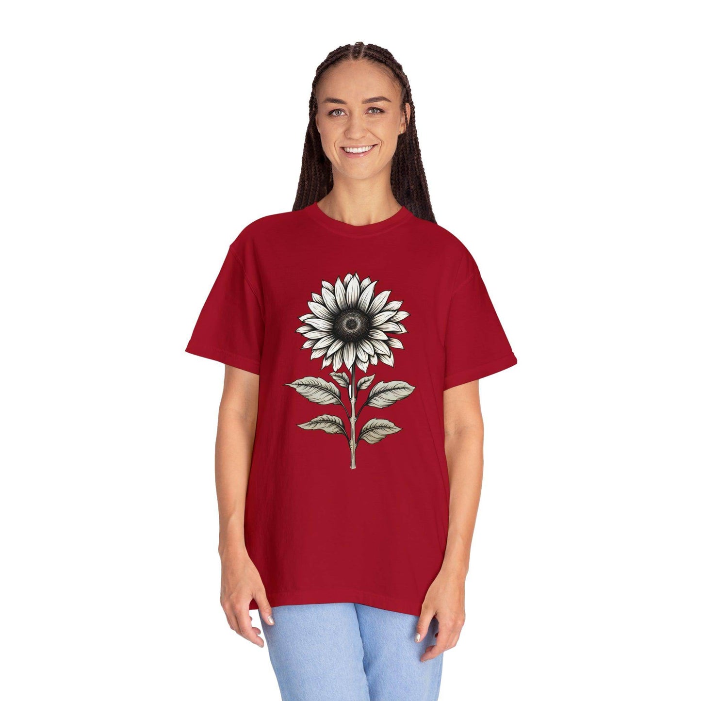 Sunflower Shirt Flower Shirt Aesthetic, Floral Graphic Tee Floral Shirt Flower T-shirt, Gift For Her Women Wildflower Shirt - Giftsmojo