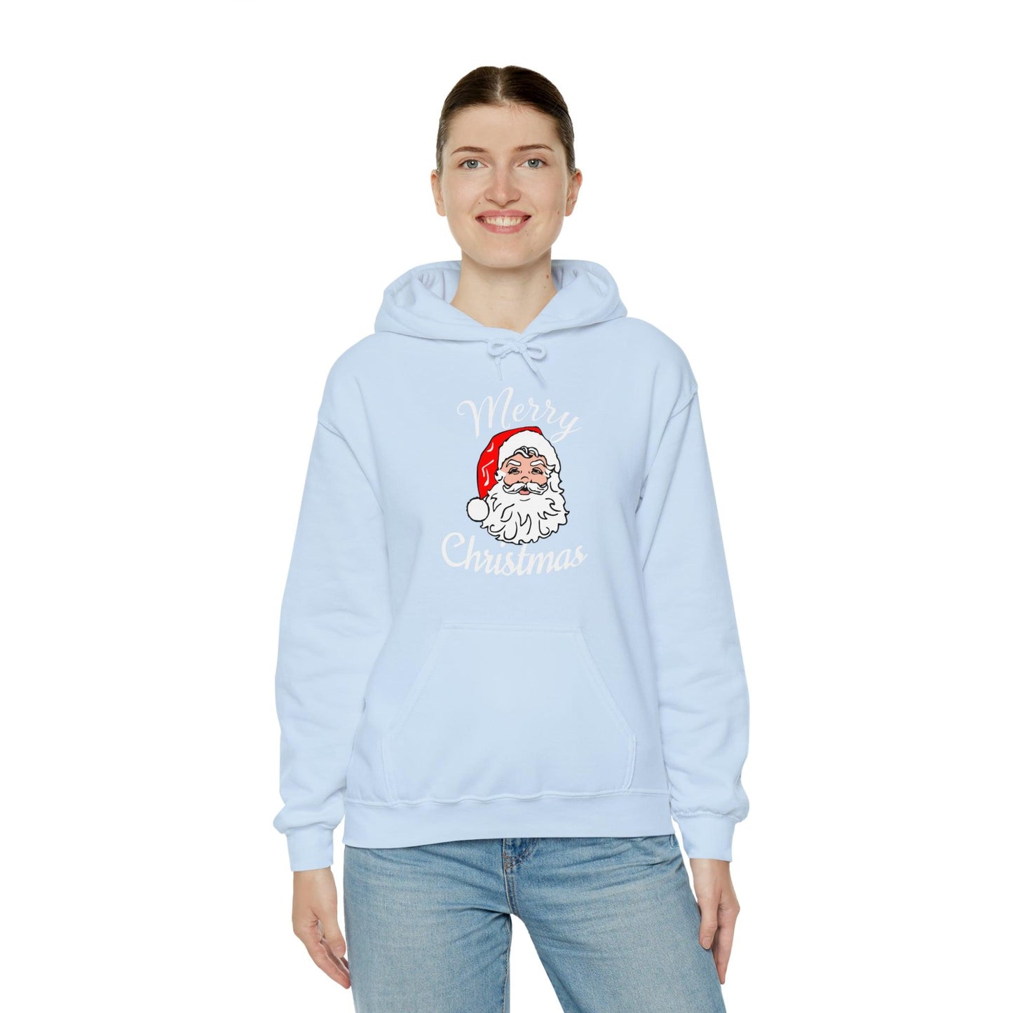 Santa Hoodie, Merry Christmas Hooded Sweatshirt, Christmas Shirt, Christmas Gift