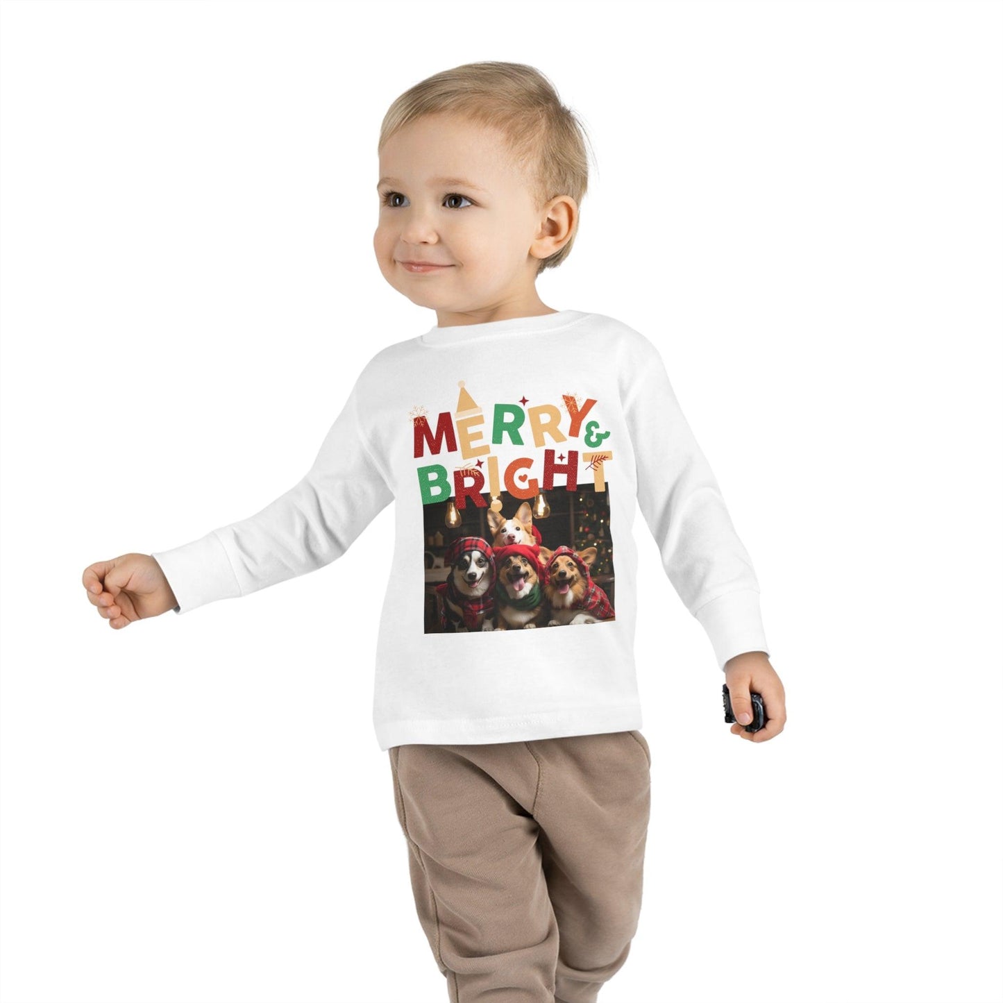 Toddler Christmas Shirt Toddler Christmas Long Sleeve Tee Kids Christmas Gift - Giftsmojo