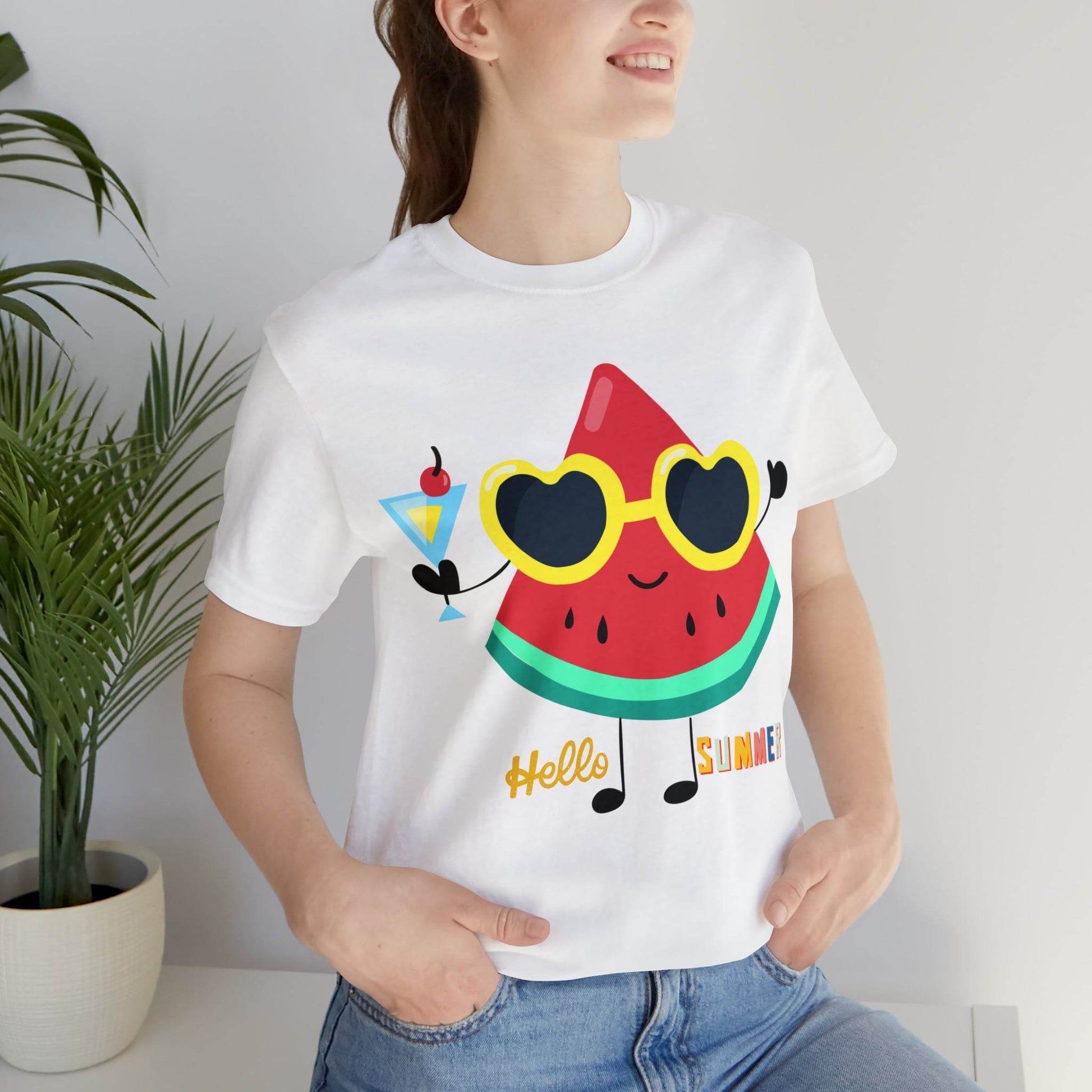 Funny Hello Summer Shirt, Water Mellon shirt, Summer shirts for women and men - Giftsmojo