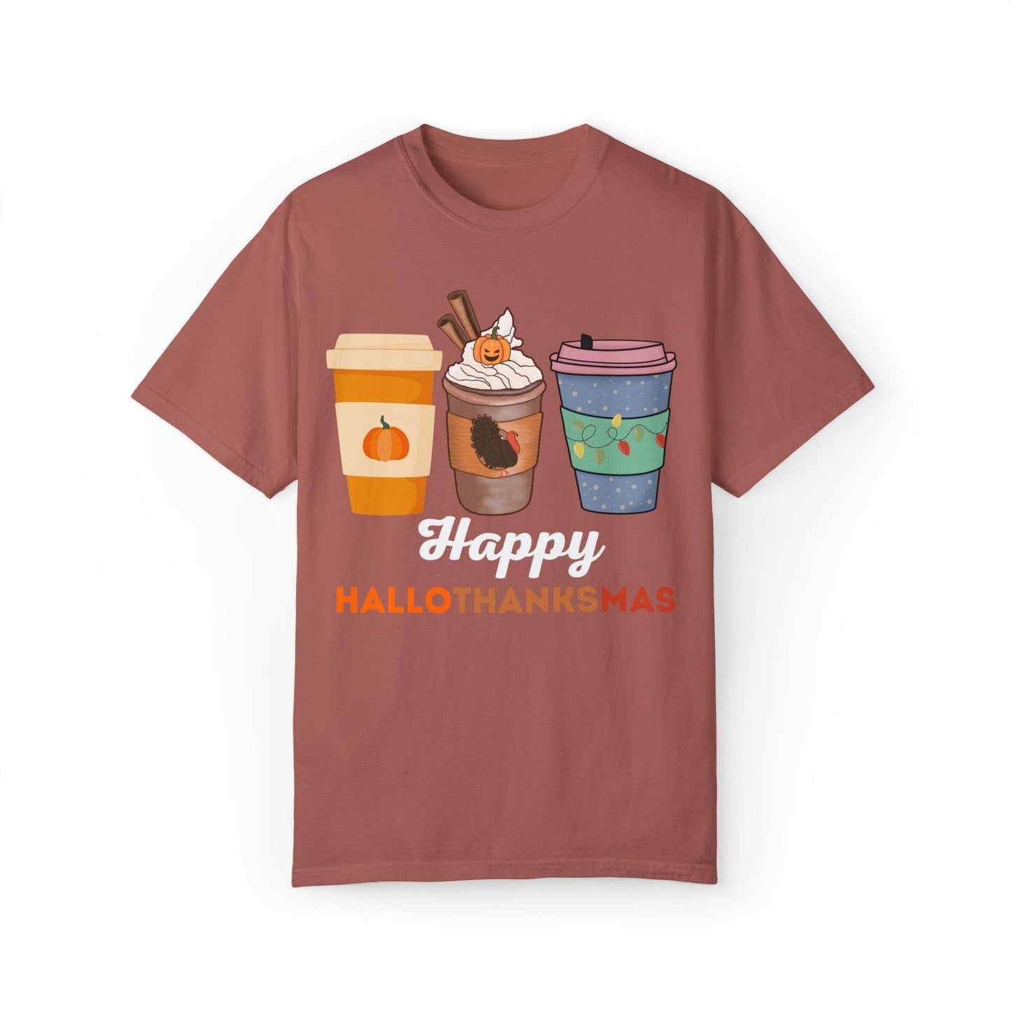 Happy HALLOTHANKSMAS Gift for Fall Halloween Thanksgiving Christmas Gift - Giftsmojo